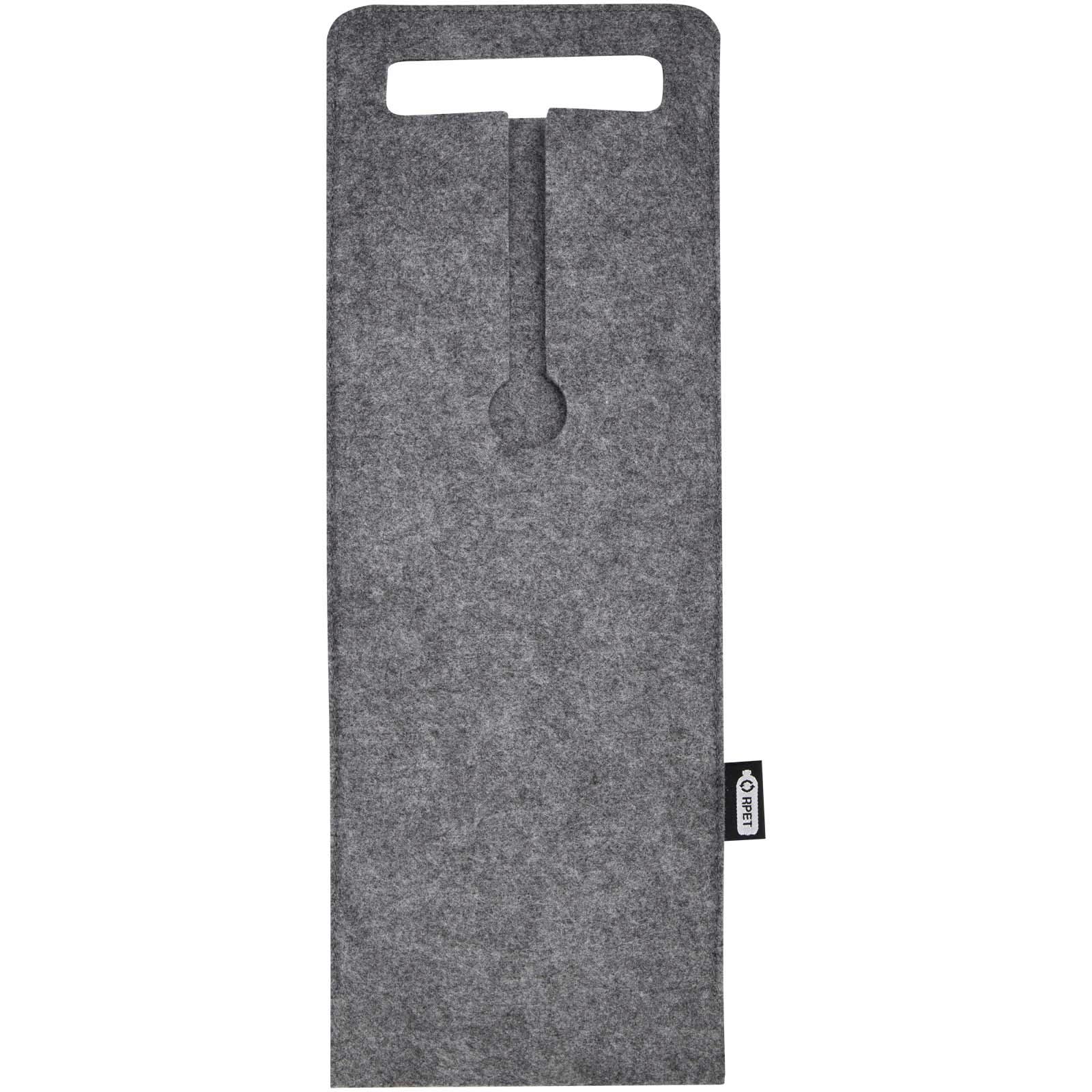 Sac à vin Felta de 75 cl en feutrine recyclée certifié GRS