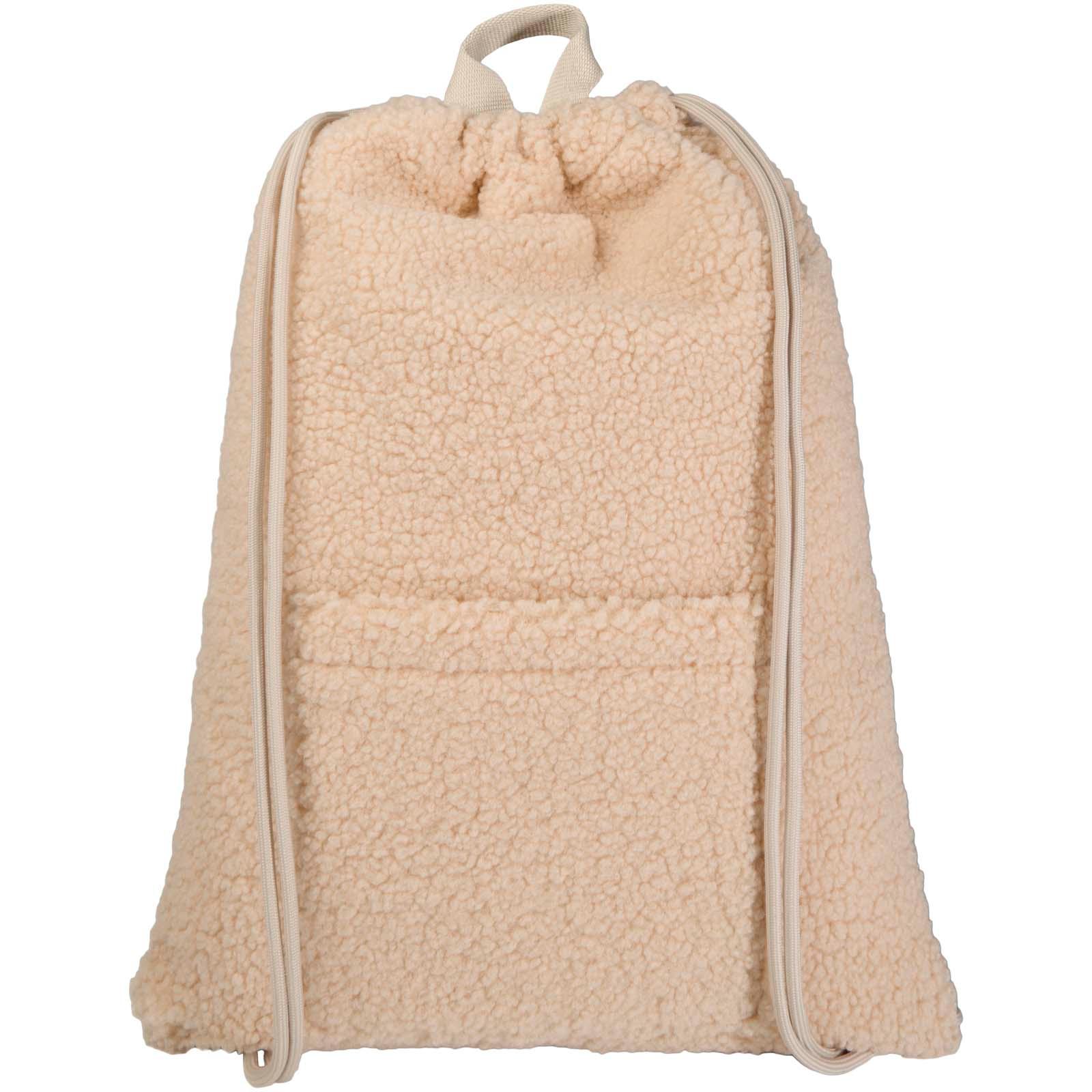 Sac à dos avec cordon sherpa recyclé GRS de 9 L Bear