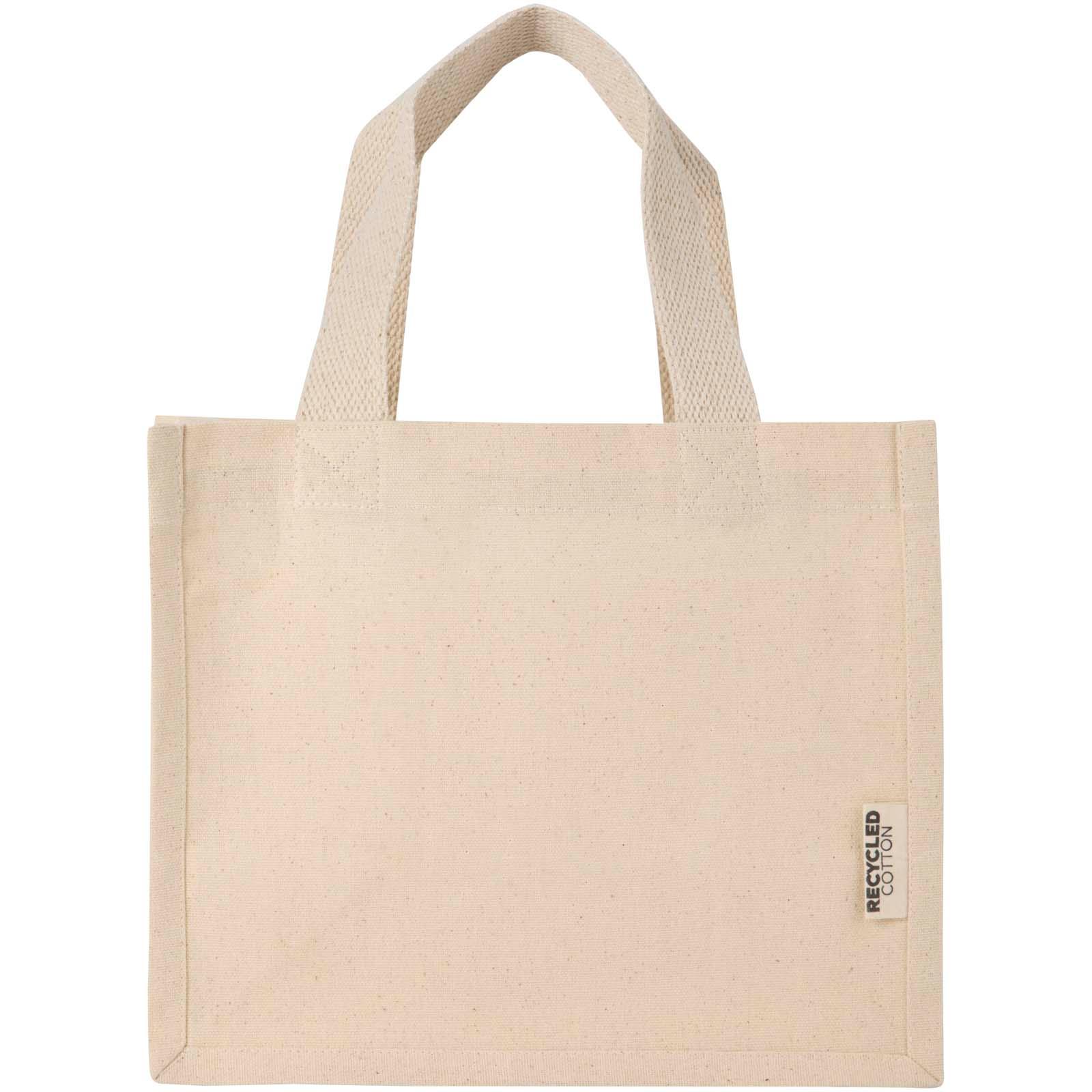 Mini sac shopping Odessa à soufflet en coton recyclé de 9 L et 220 g/m² certifié GRS