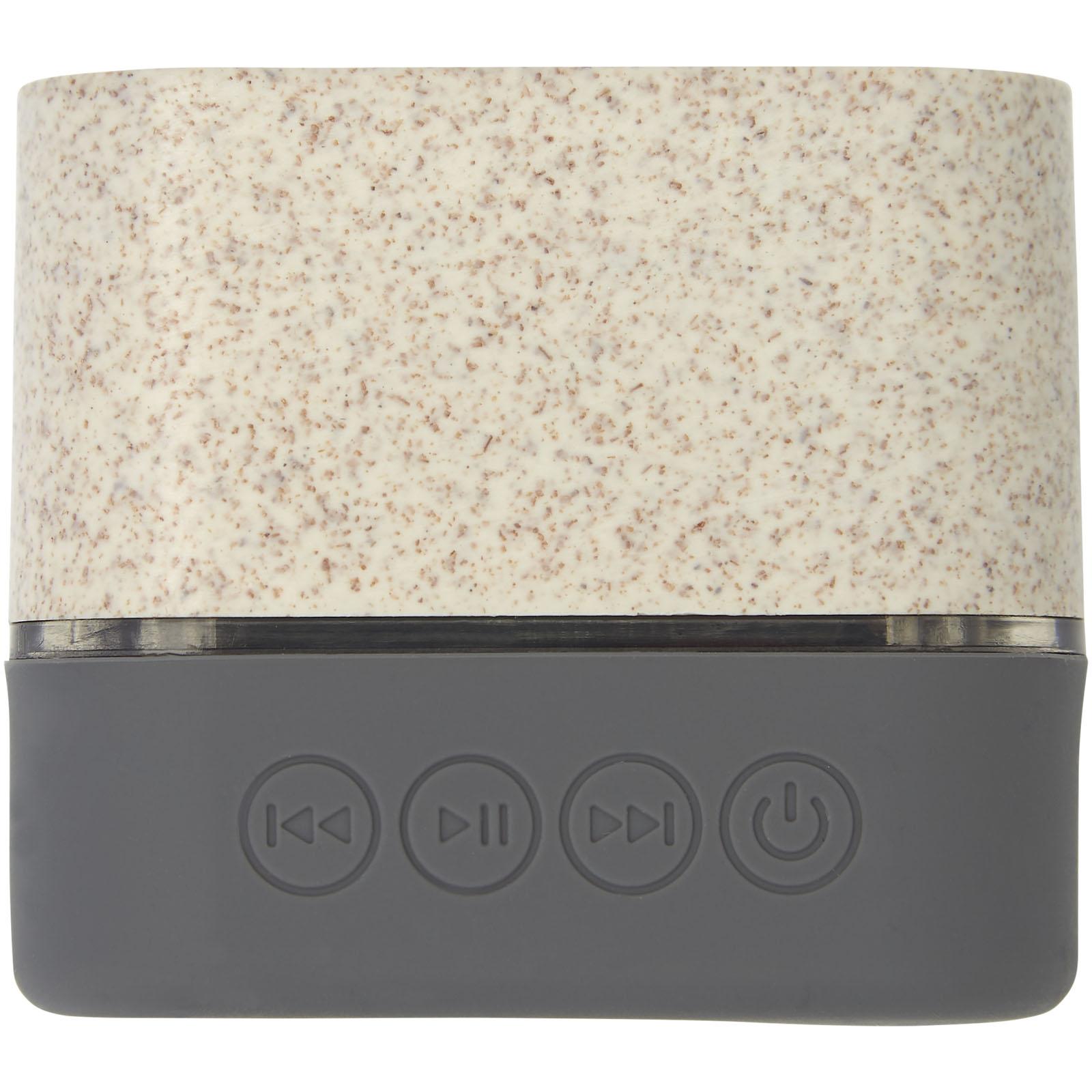 Haut-parleur Bluetooth® Aira en paille de blé