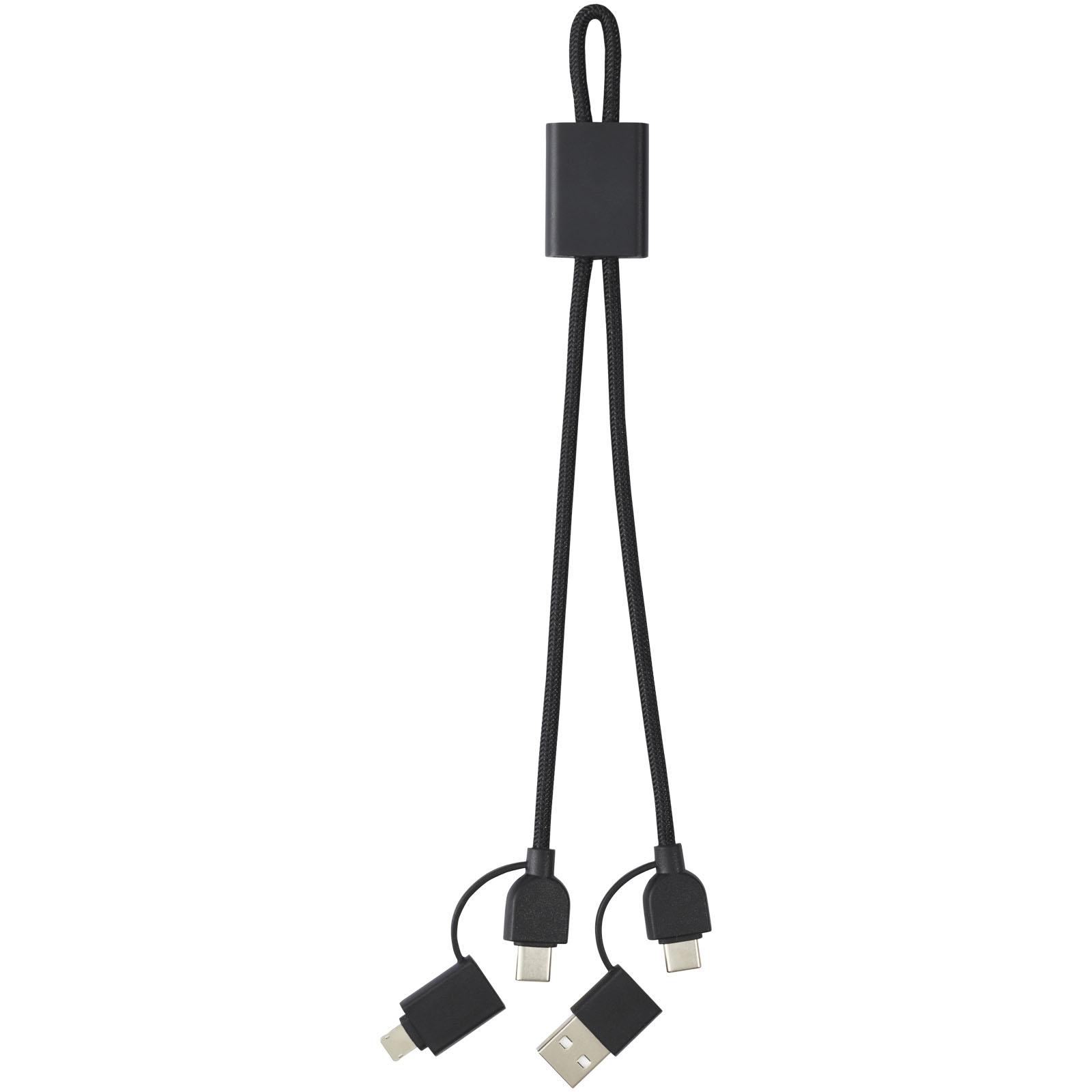 Câble de charge rapide Connect 6-en-1 de 45 W en aluminium recyclé certifié RCS