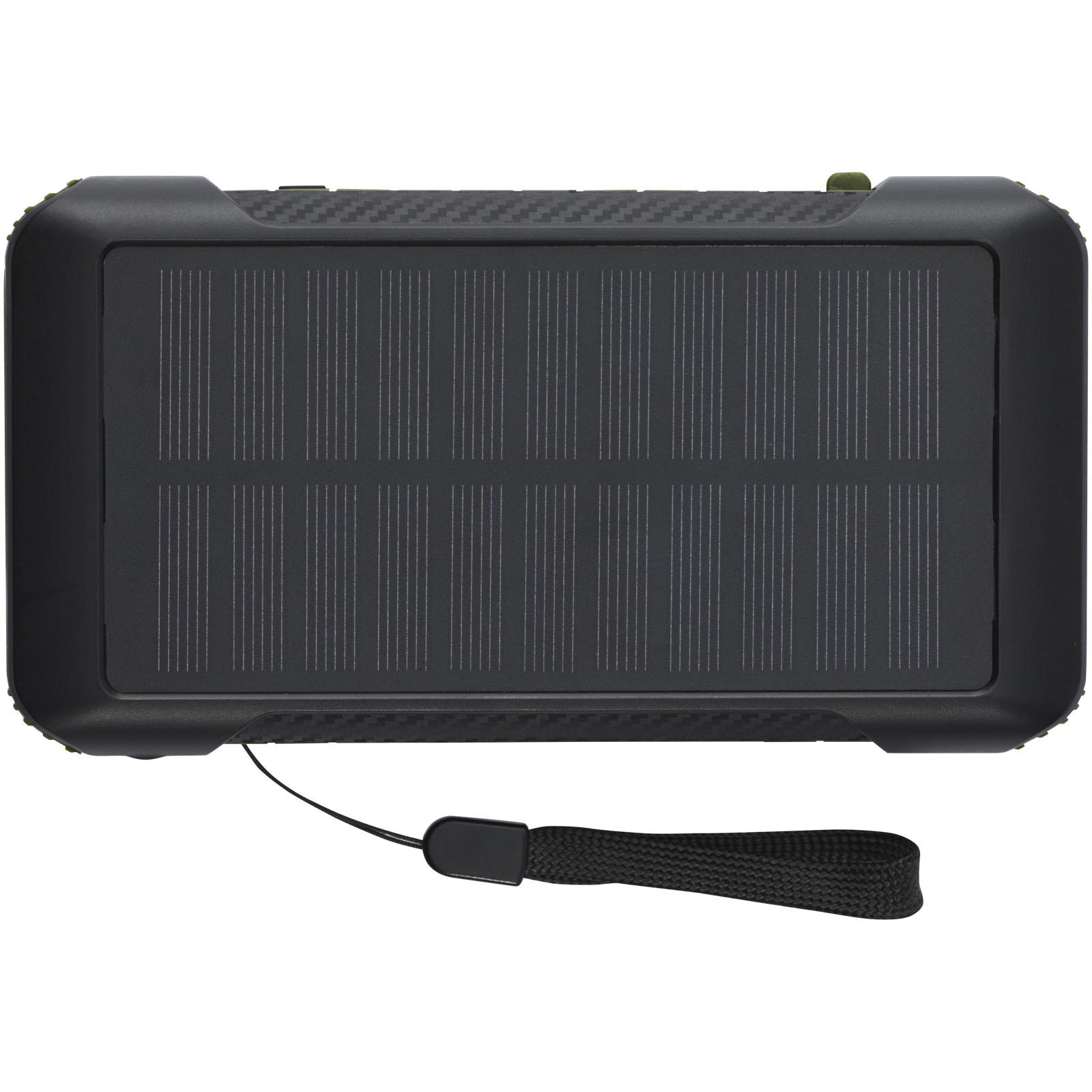 Batterie de secours Soldy solaire à dynamo en plastique recyclé RCS de 10 000 mAh 