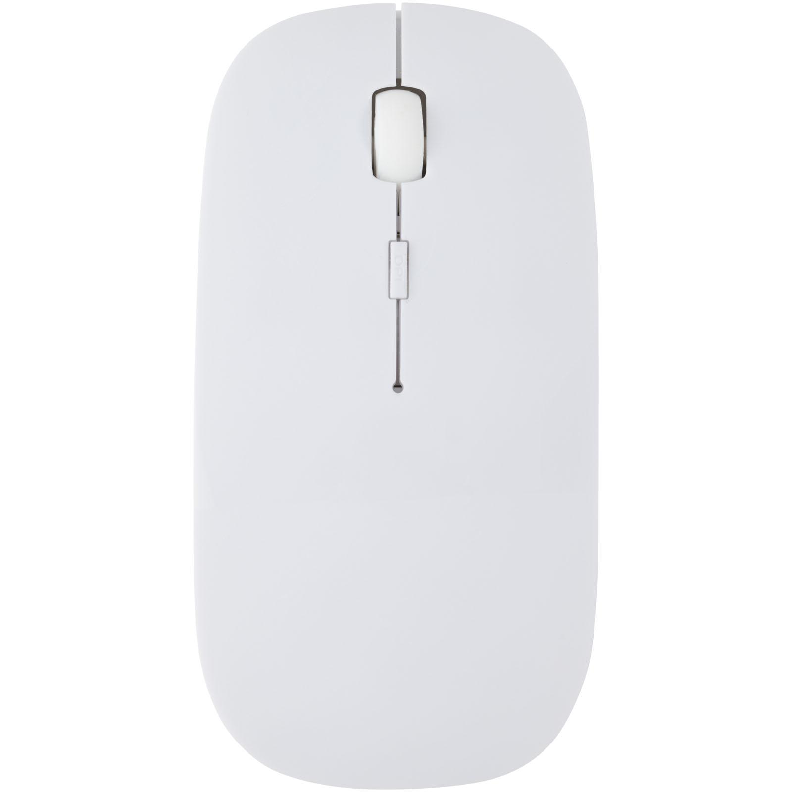 Souris sans fil Menlo en plastique recyclé certifié RCS 