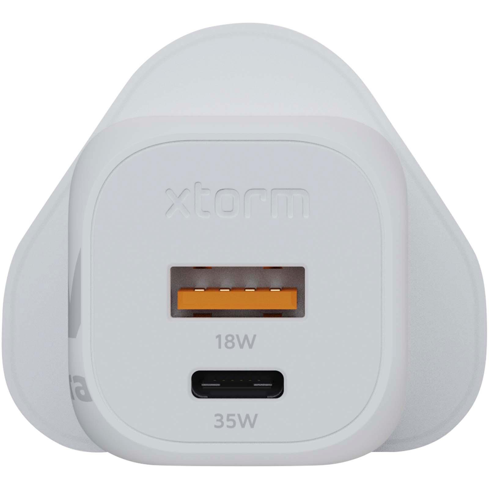 Chargeur mural Xtorm XEC035 GaN² Ultra de 35 W - Prise britannique