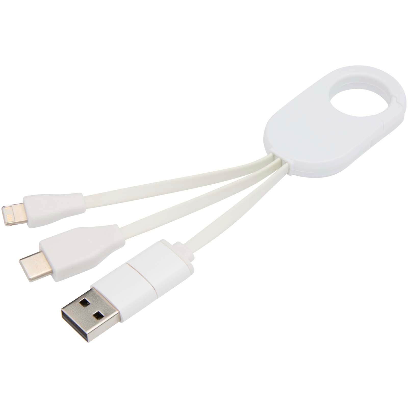 Câble de charge 4 en 1 Troop en plastique recyclé