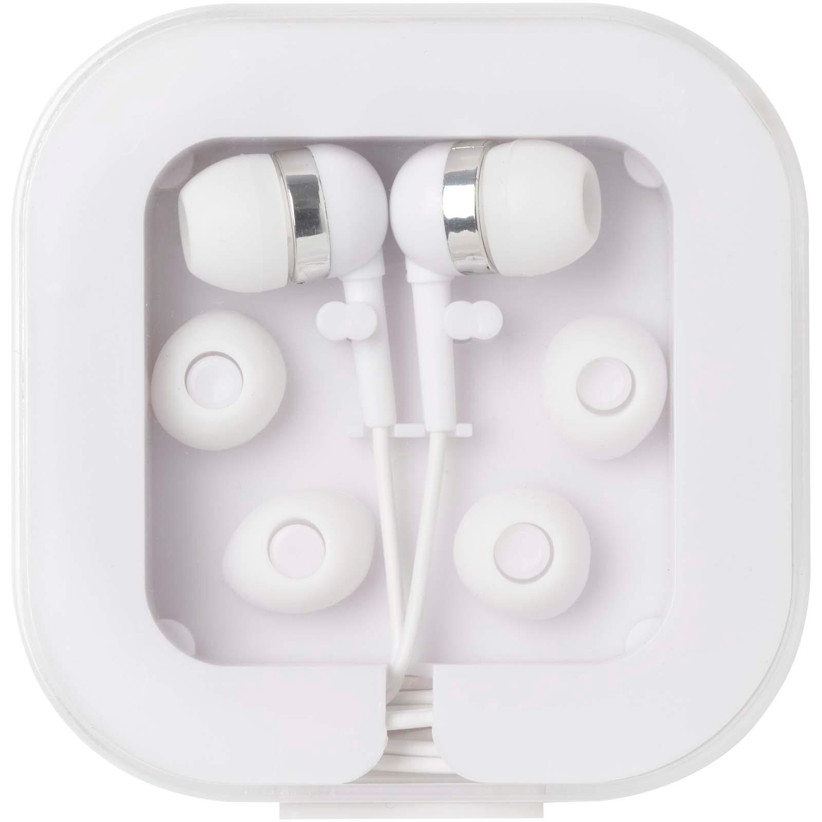 Écouteurs filaires type C Dofida avec étui de rangement en plastique recyclé