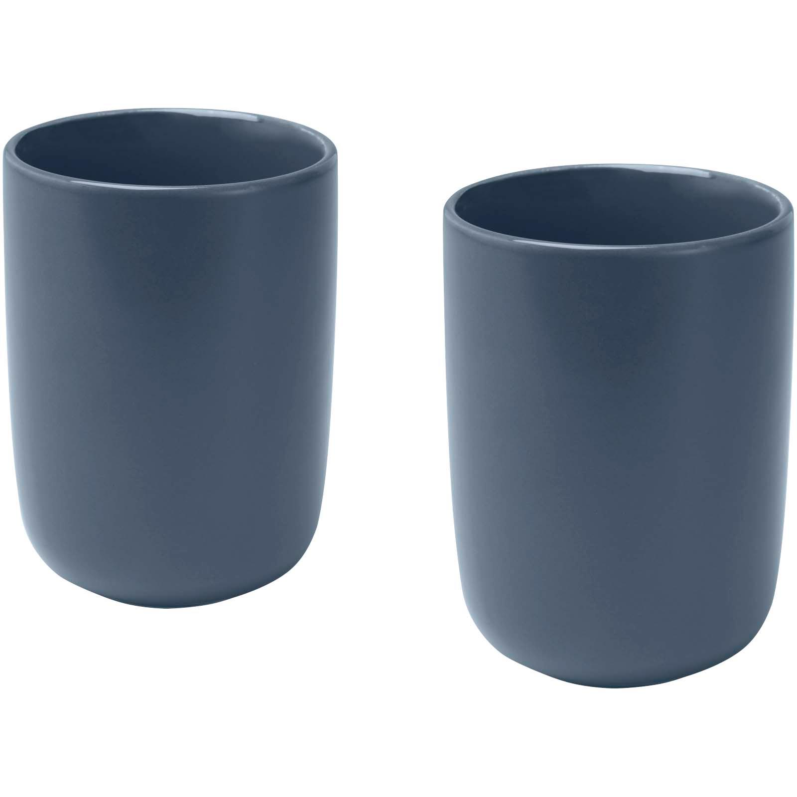 Tasses en céramique Male de 350 ml - set de 2 en finition mate