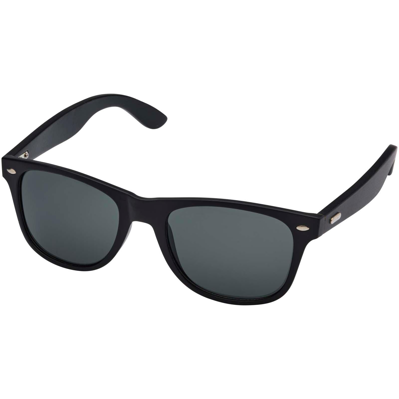 Lunettes de soleil Arlo en bambou avec revêtement noir