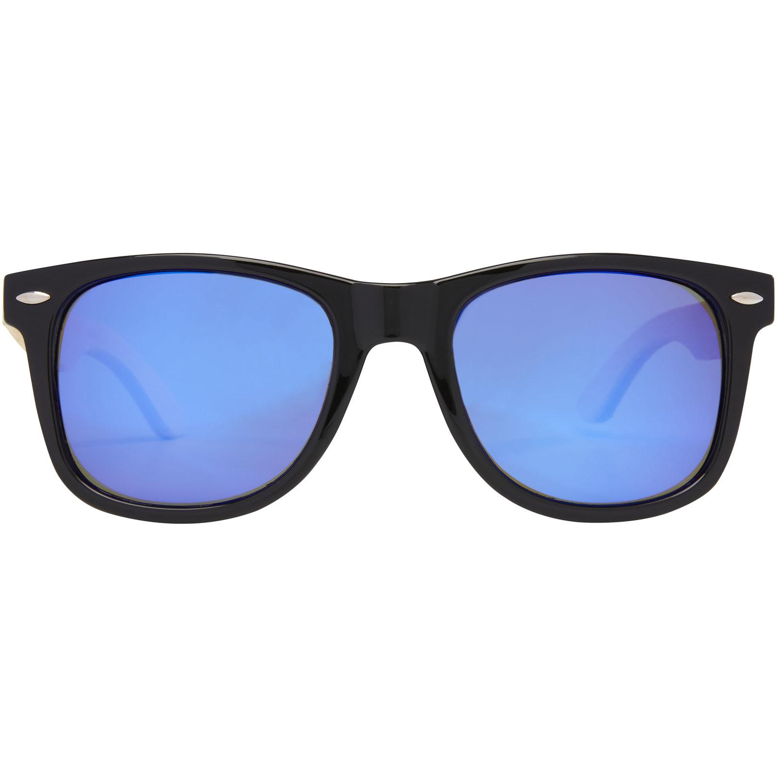 Lunettes de soleil polarisées miroir Taiyō en rPET/bambou dans coffret cadeau