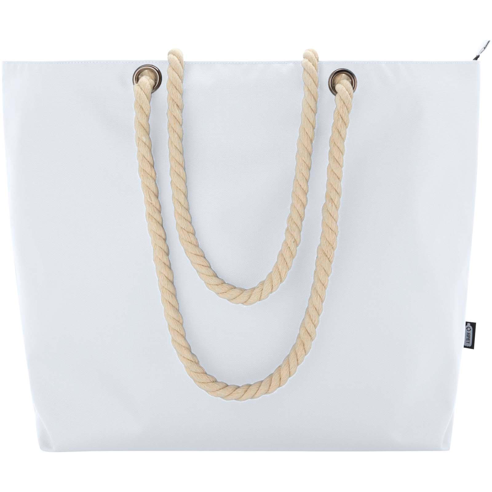 Sac shopping Panama recyclé GRS isotherme de plage avec poignées en cordelette 23L