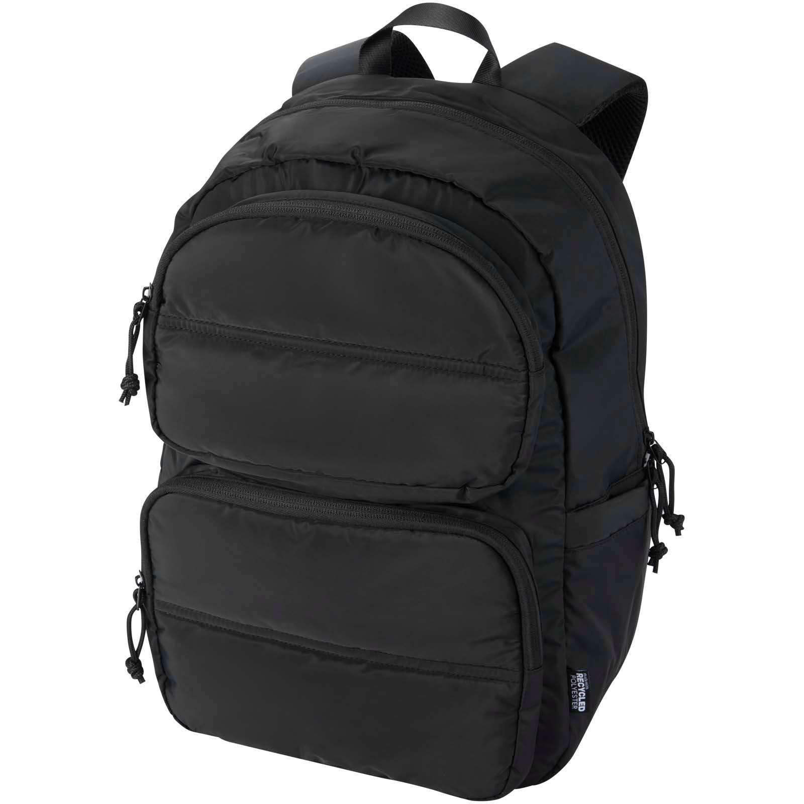 Sac à dos pour ordinateur portable Puffer de 15,6" recyclé et certifié GRS, de15 L