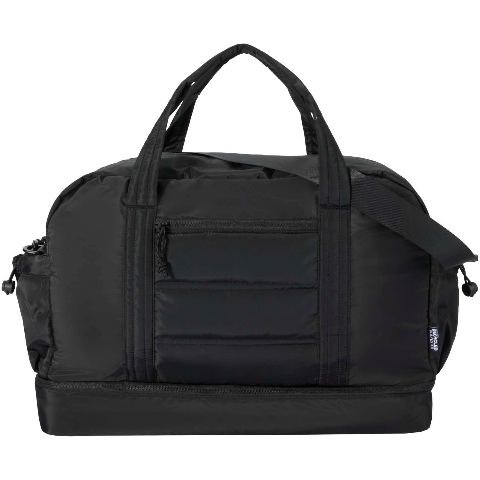 Sac de voyage Puffer recyclé certifié GRS avec fond isolé de 30 L