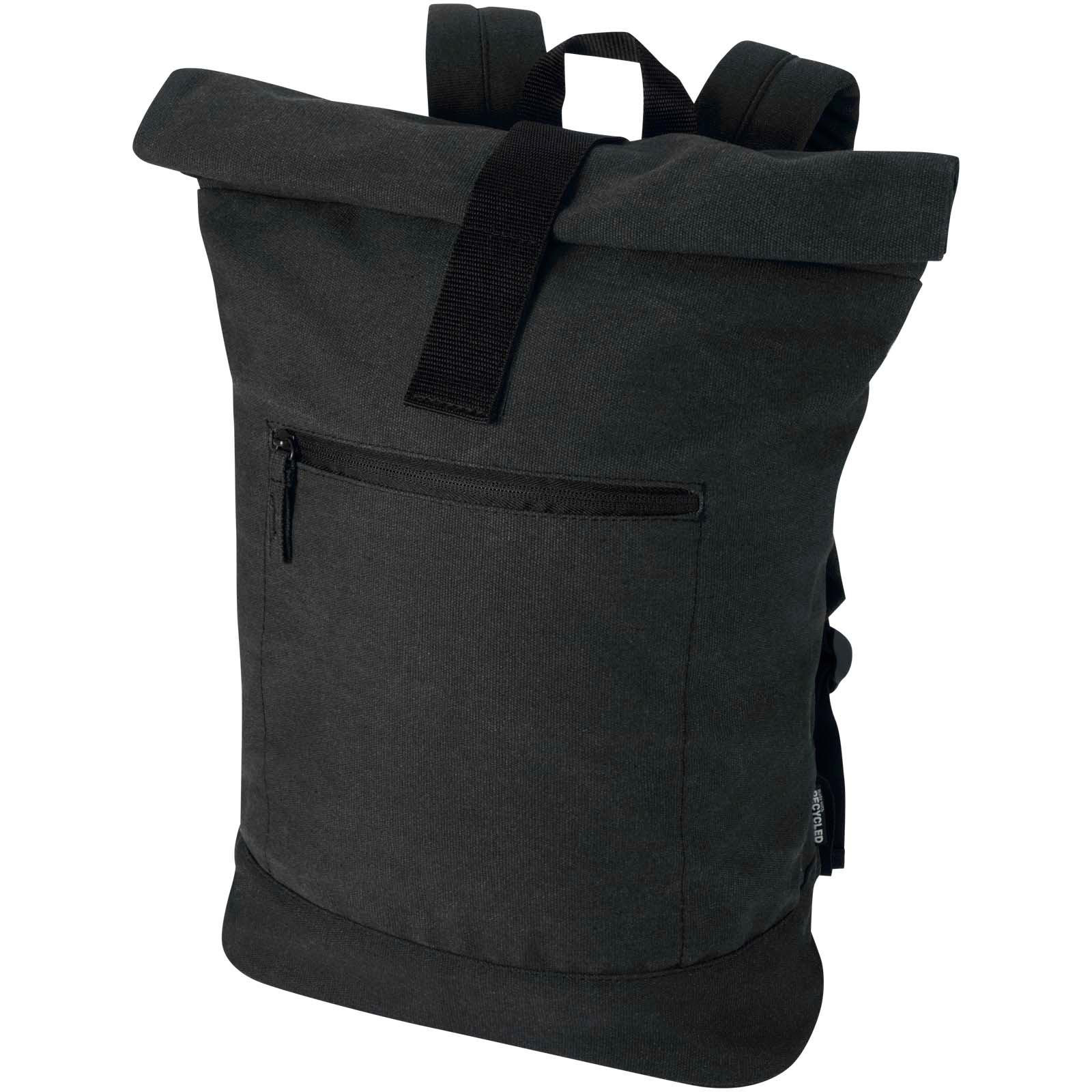 Sac à dos à fermeture enroulable Recanvas recyclé et certifié GRS de 14" et 16 L
