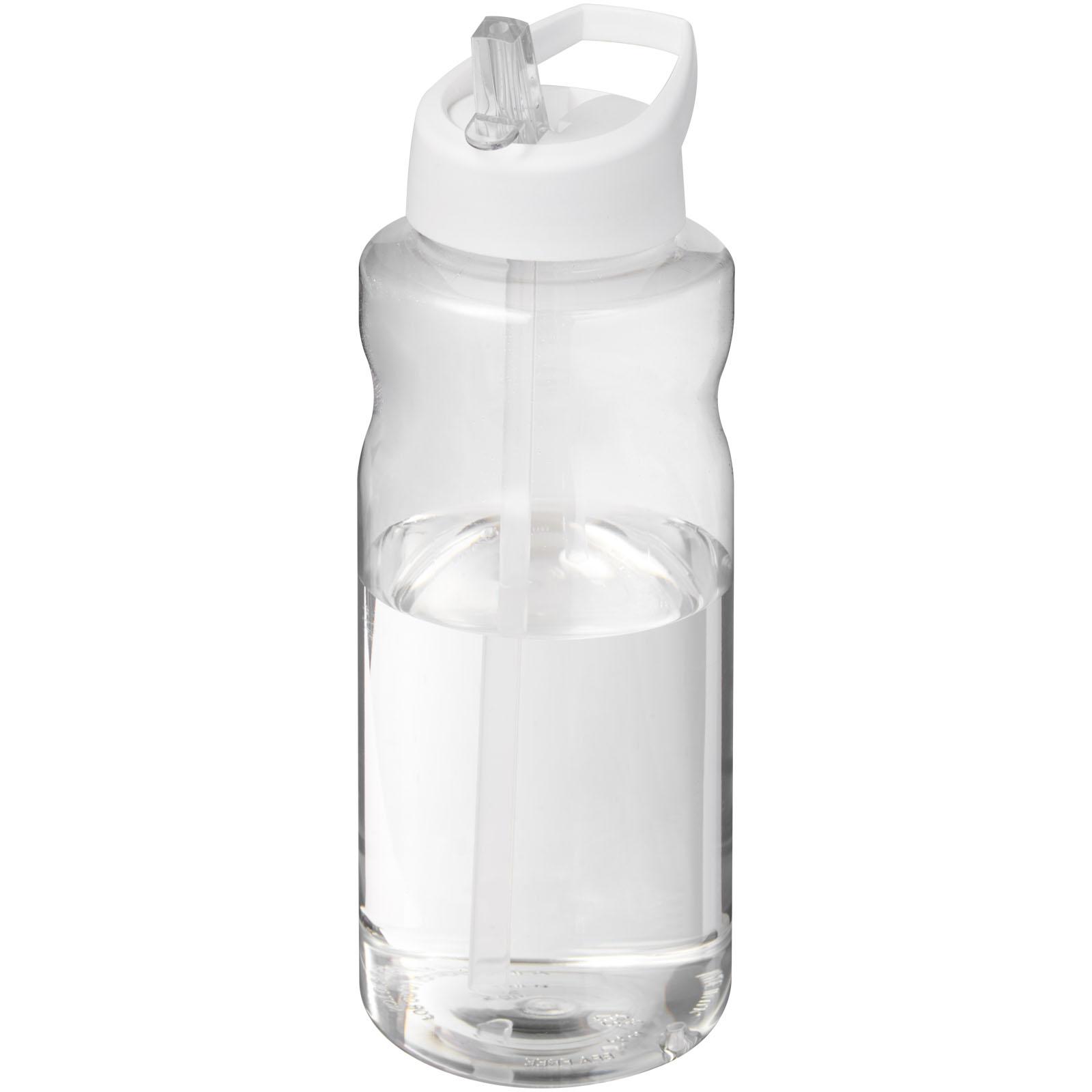 Bouteille de sport H2O Active® Big Base de 1 litre avec couvercle à bec verseur