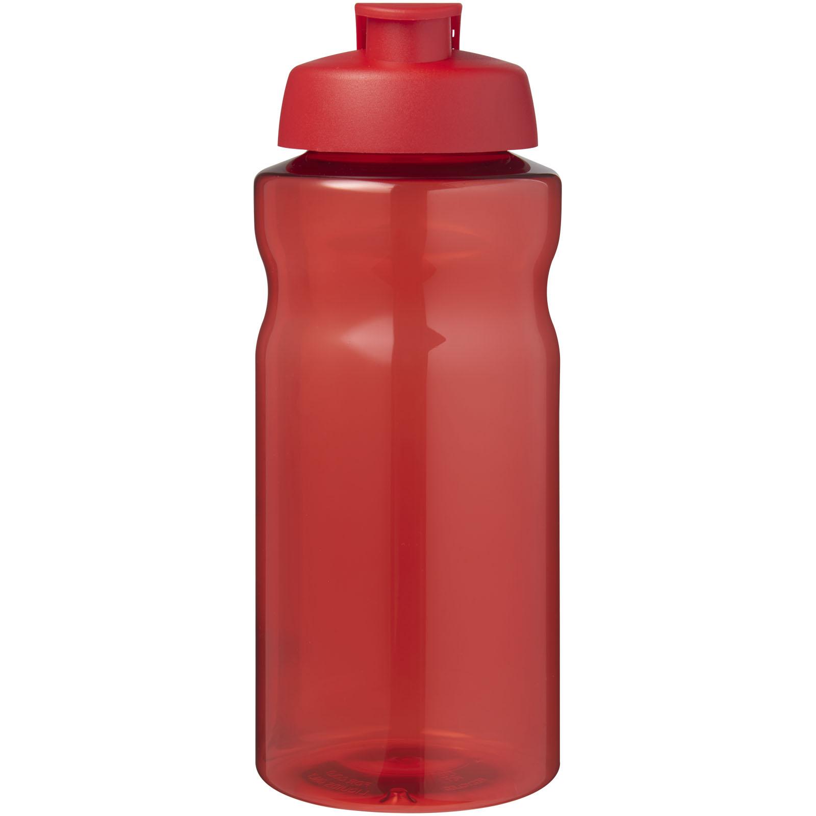 Bouteille de sport H2O Active® Eco Big Base de 1 litre à couvercle rabattable