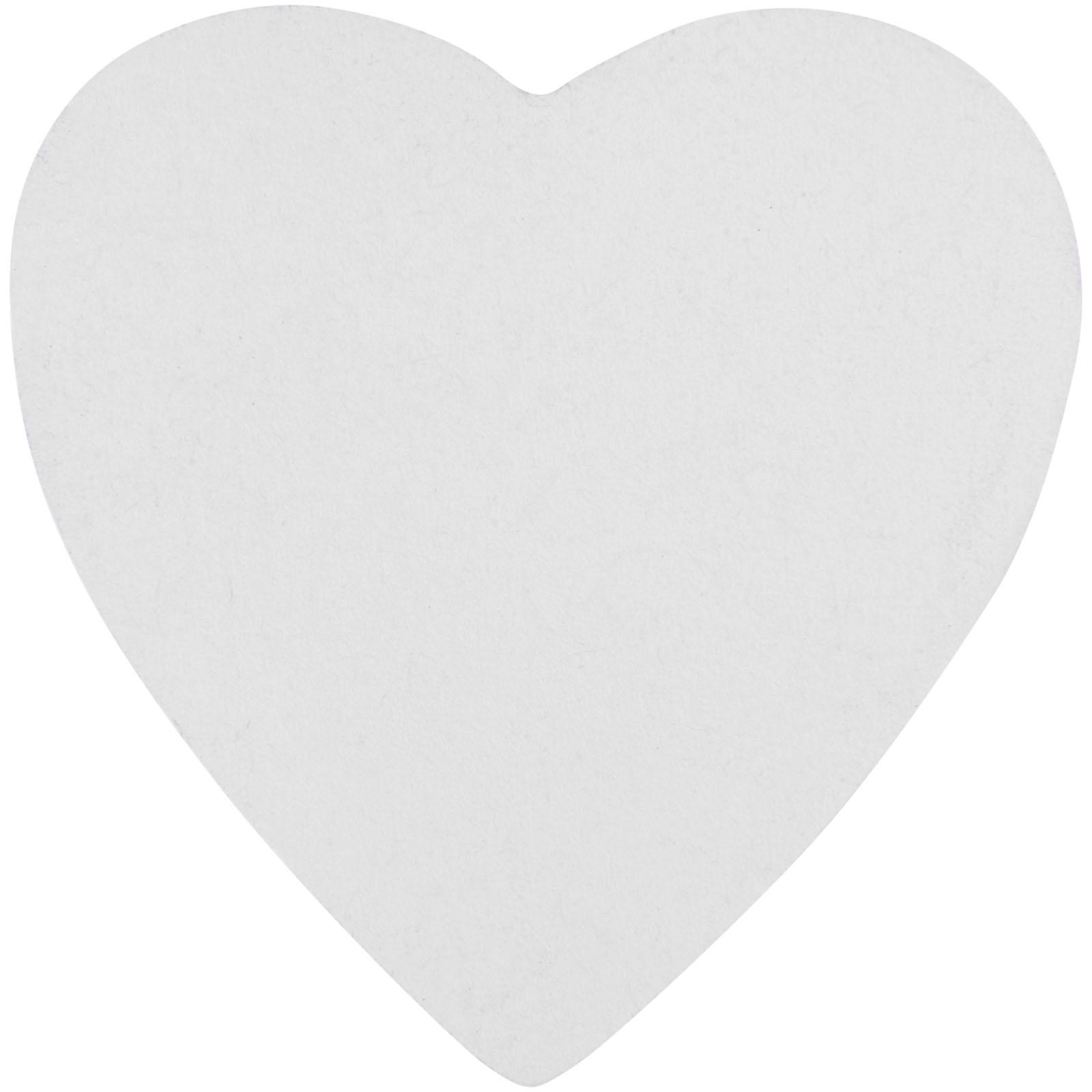 Post-its recyclés Sticky-Mate® en forme de cœur
