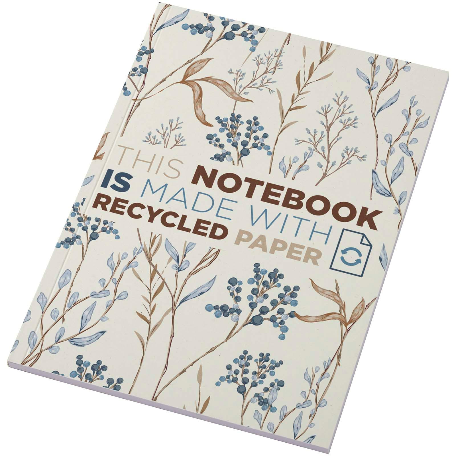 Cahier Novella Austen recyclé A5 à couverture souple de 50 feuilles