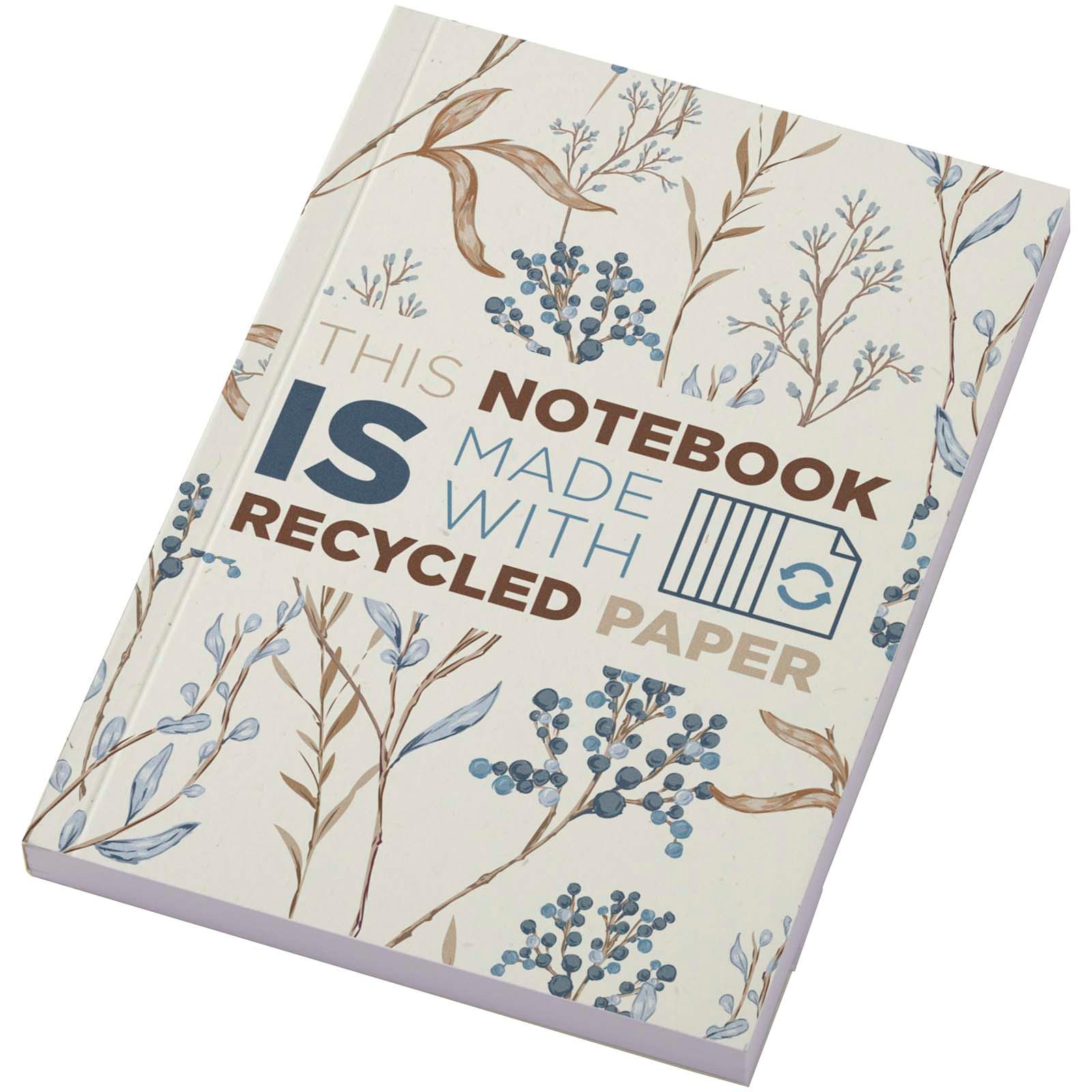 Cahier Novella Austen recyclé A6 à couverture souple de 100 feuilles