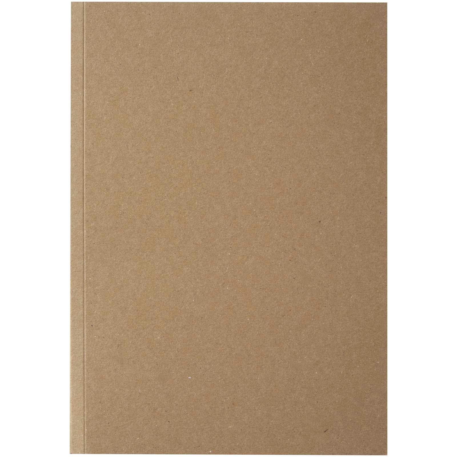 Cahier kraft Novella Austen A5 recyclé à couverture souple de 100 feuilles