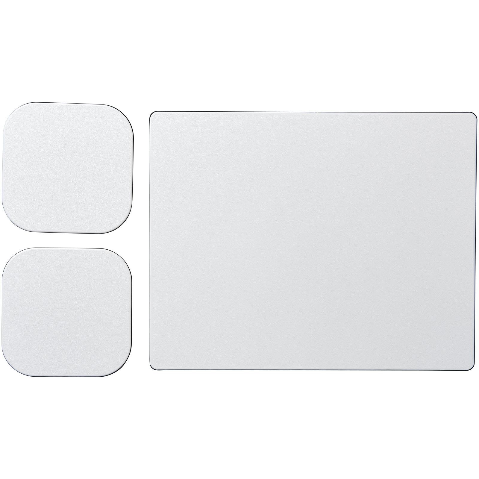 Ensemble de tapis de souris et de dessous de verre Brite-Mat® 3