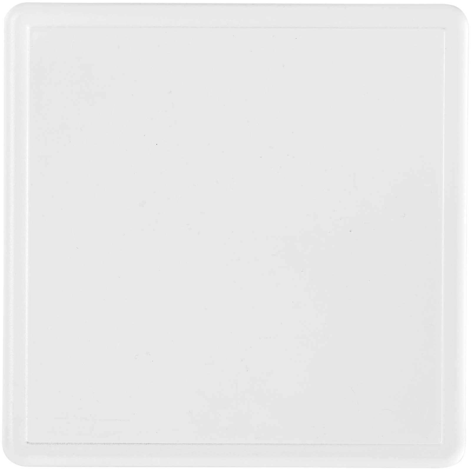 Sous-verre carré Ellison plastique avec insertion de papier