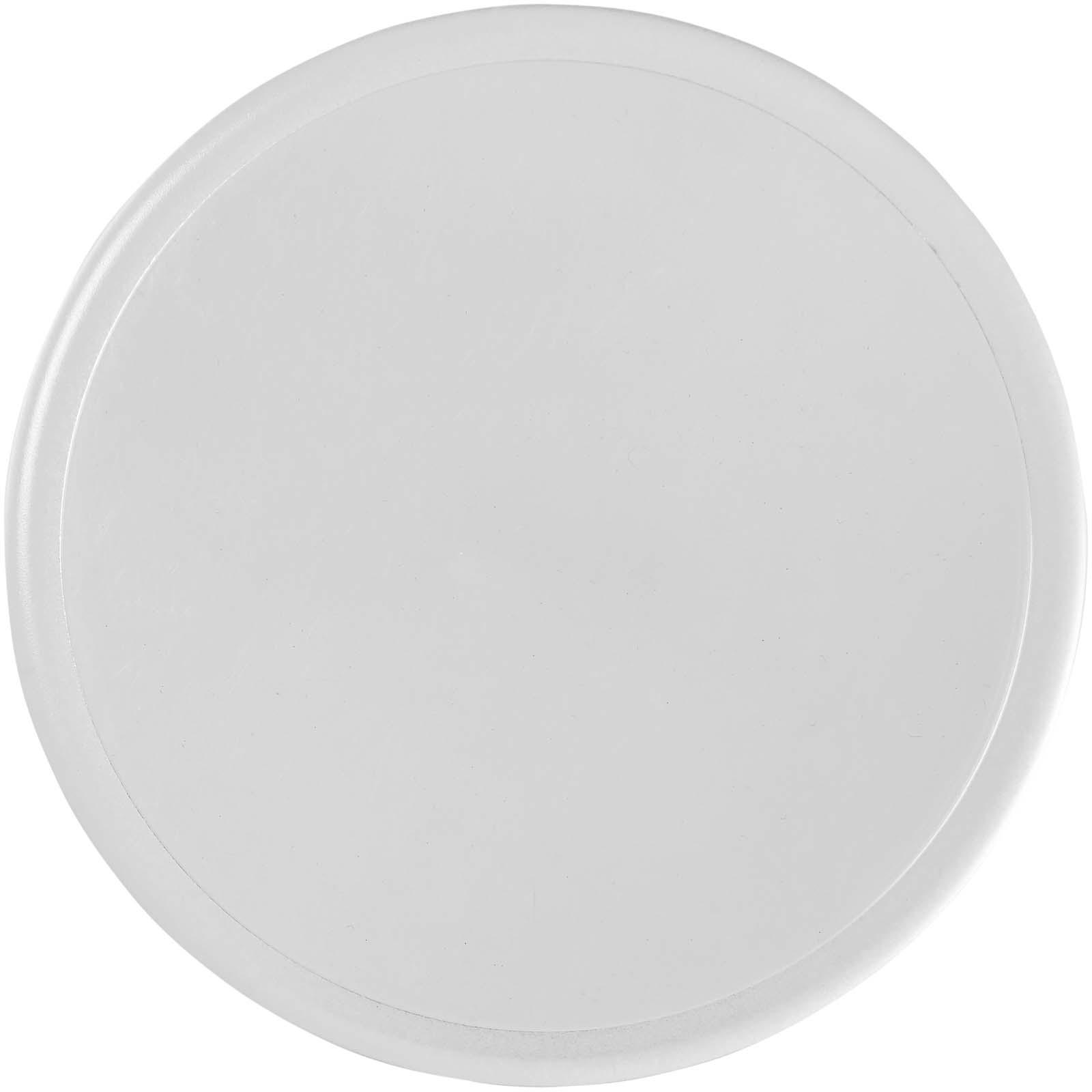 Sous-verre rond Ellison plastique avec insertion de papier