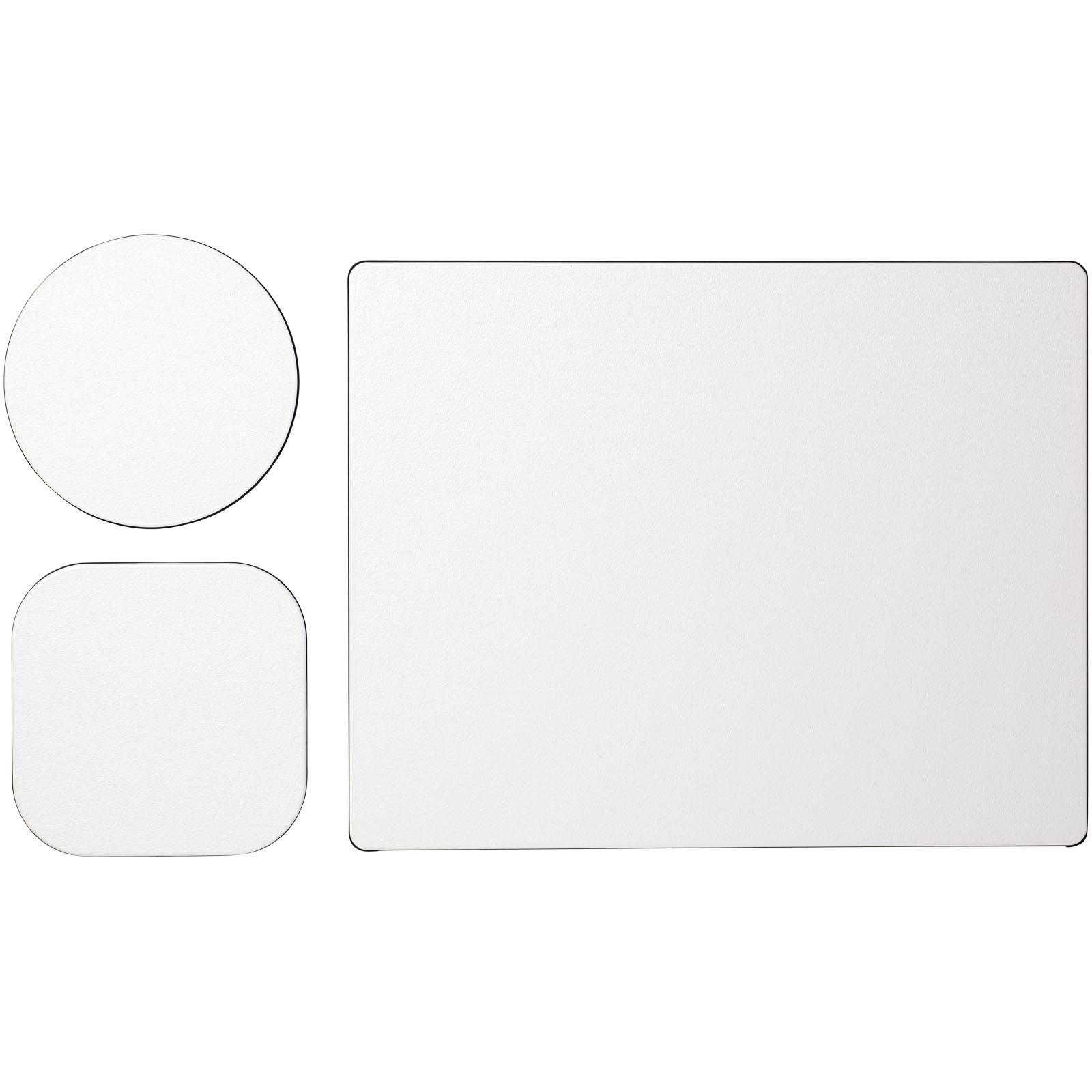 Ensemble de tapis de souris et sous-verre Brite-Mat®