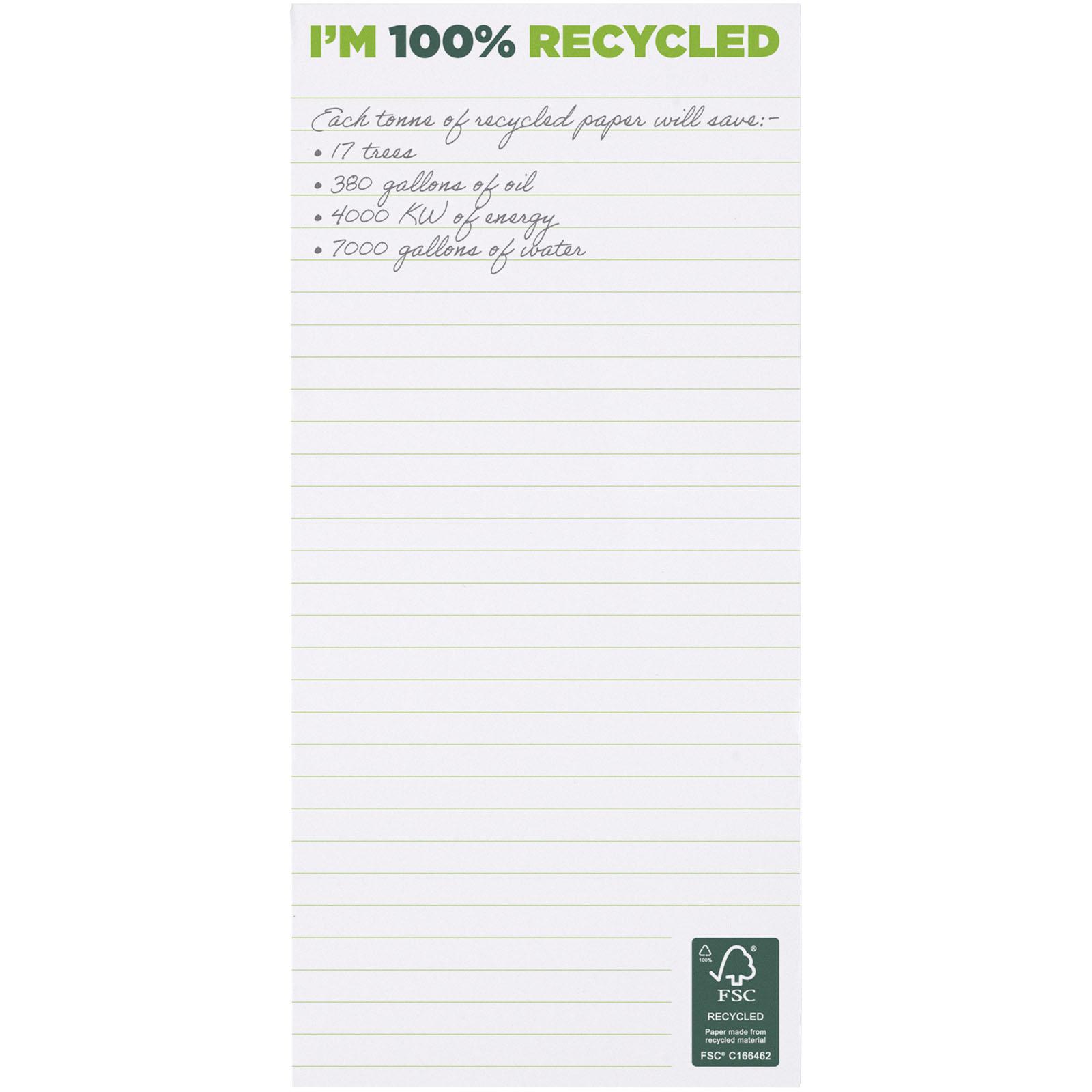 Bloc-notes 1/3 A4 recyclé Desk-Mate®