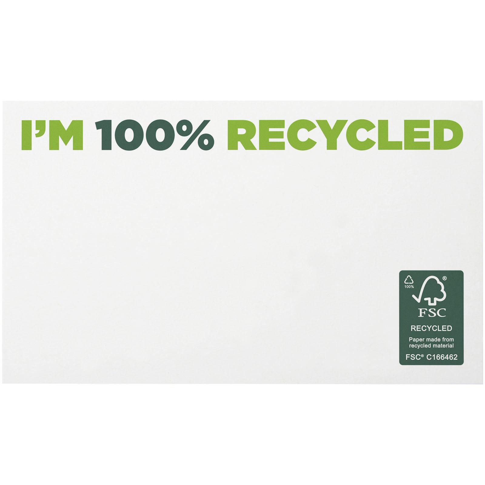 Mémos autocollants recyclés 127 x 75 mm Sticky-Mate®