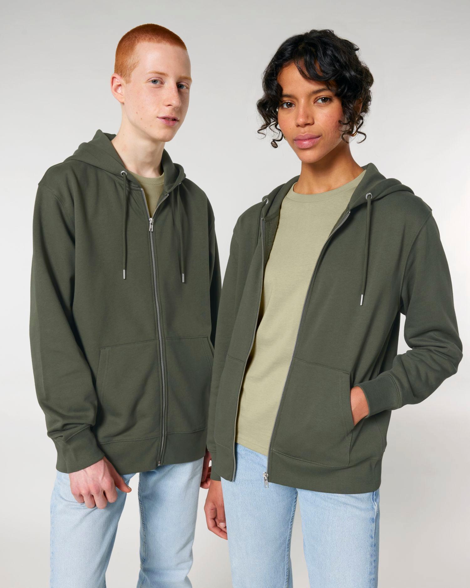 Le sweat à capuche zippé unisexe Iconic
