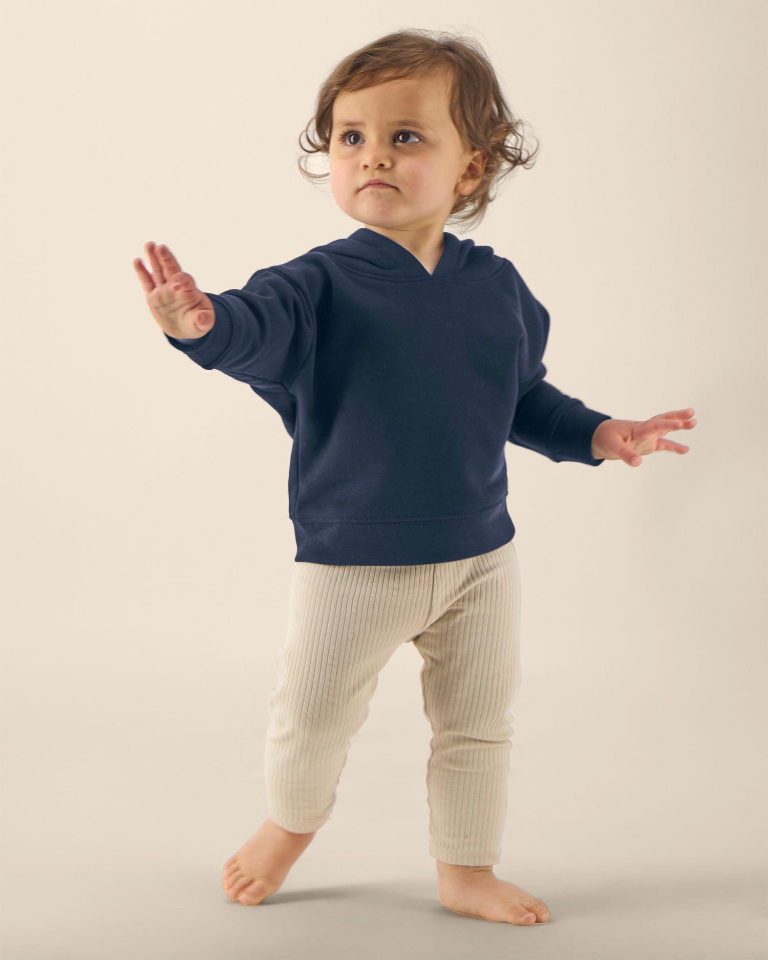 Le sweat à capuche bébé Iconic