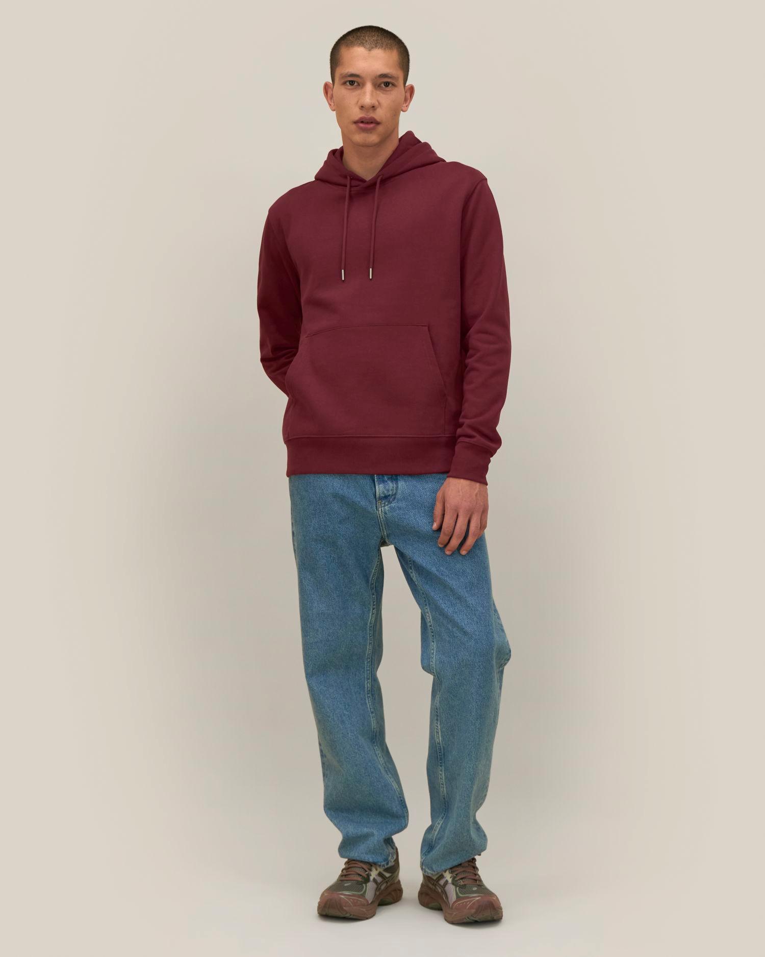 Le sweat à capuche unisexe en coton recyclé