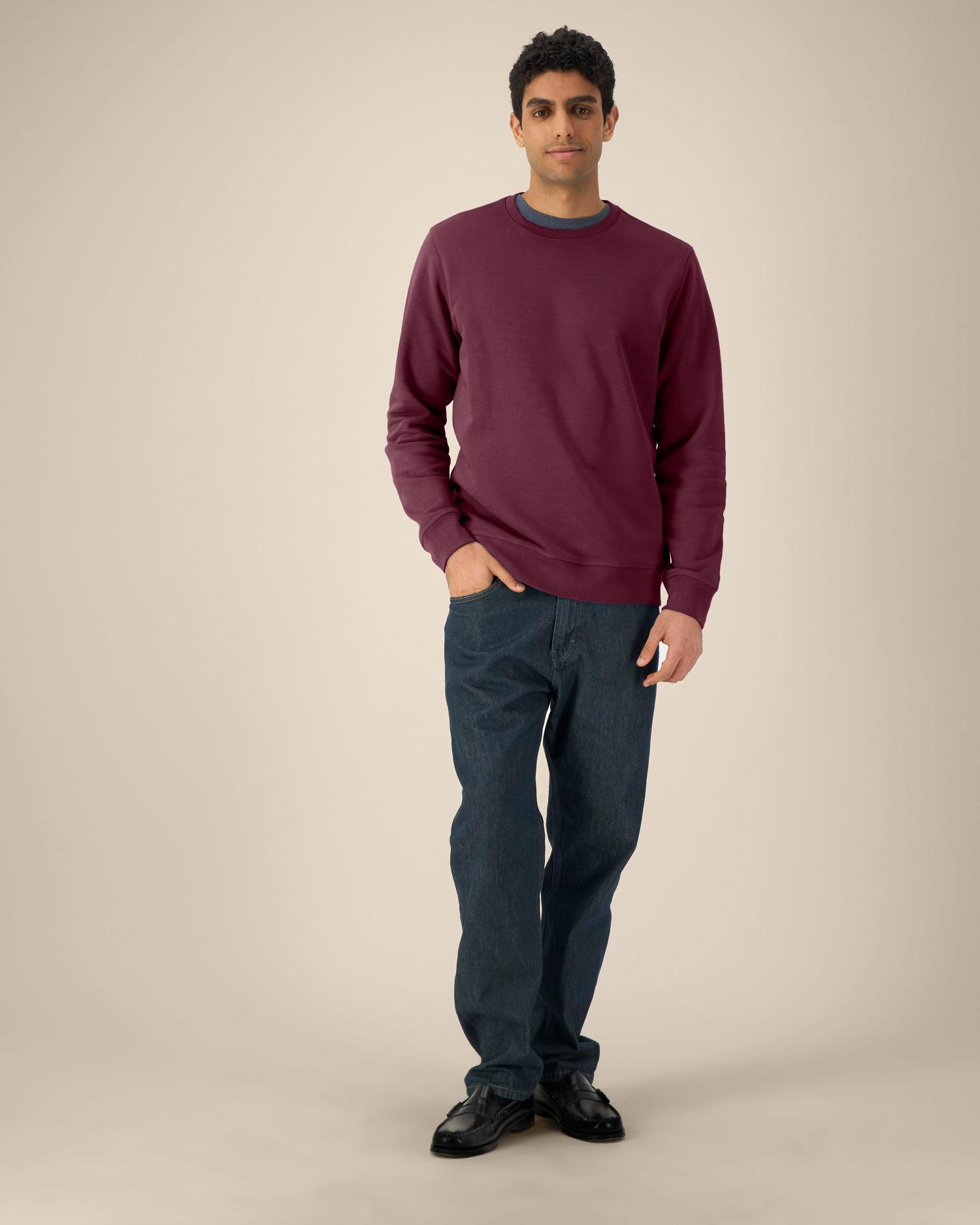Le sweat-shirt unisexe col rond
