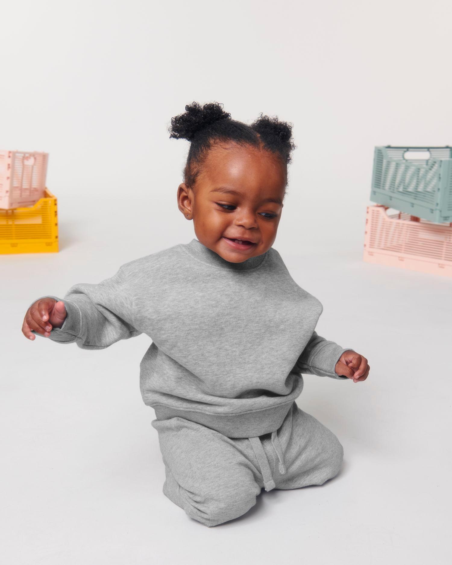 Le sweat-shirt bébé Iconic col rond