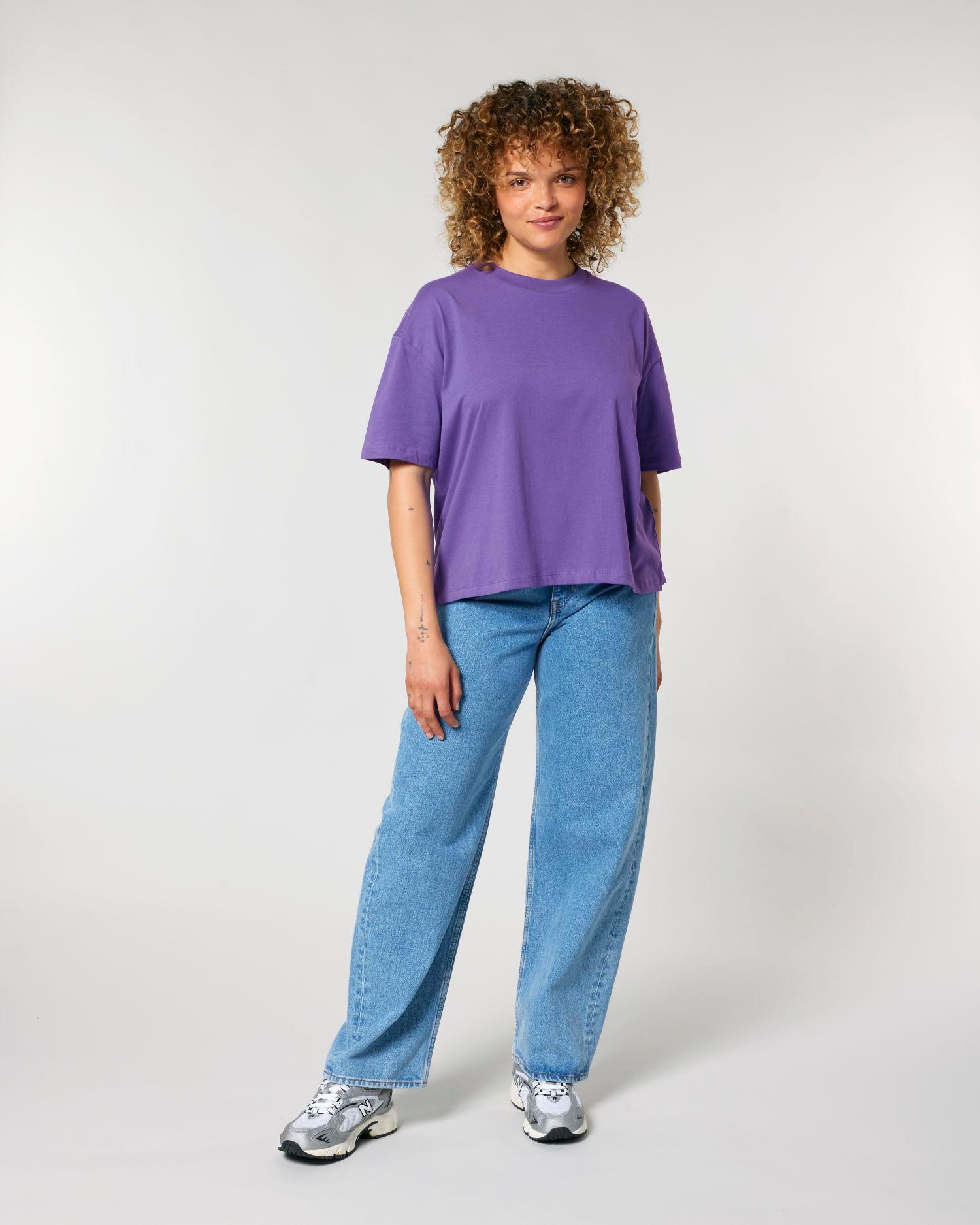 Le t-shirt femme coupe Boxy