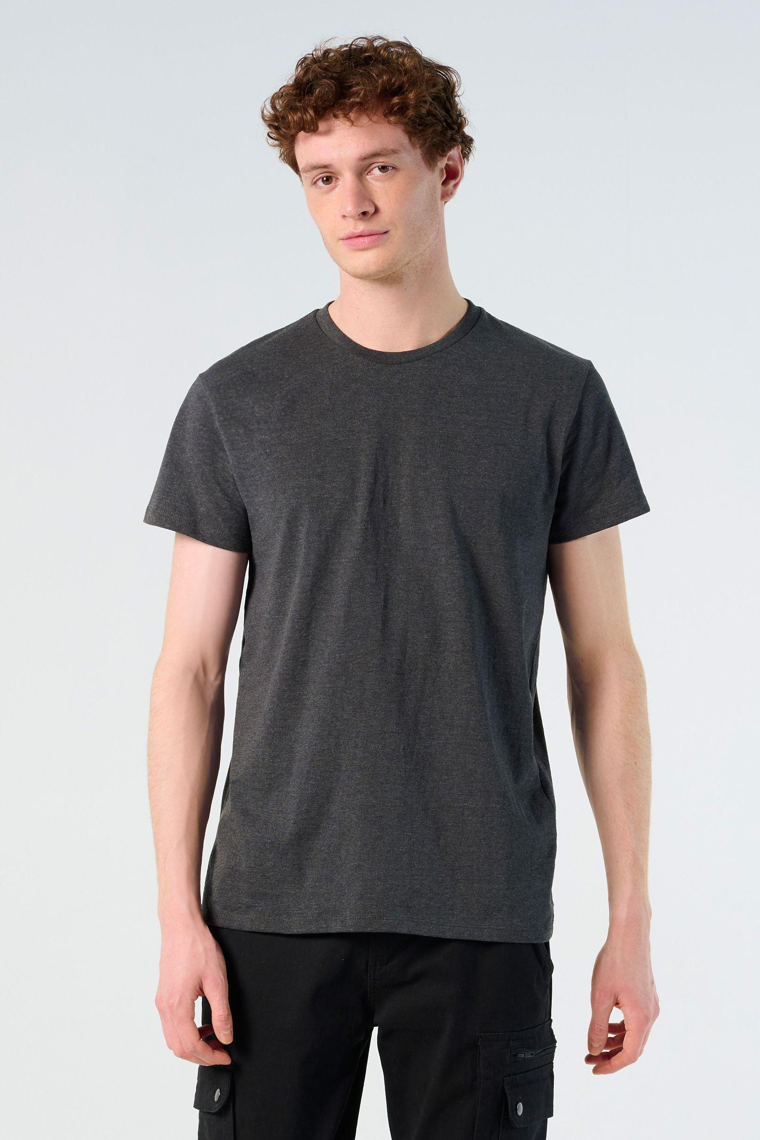 TEE-SHIRT HOMME COL ROND AJUSTÉ