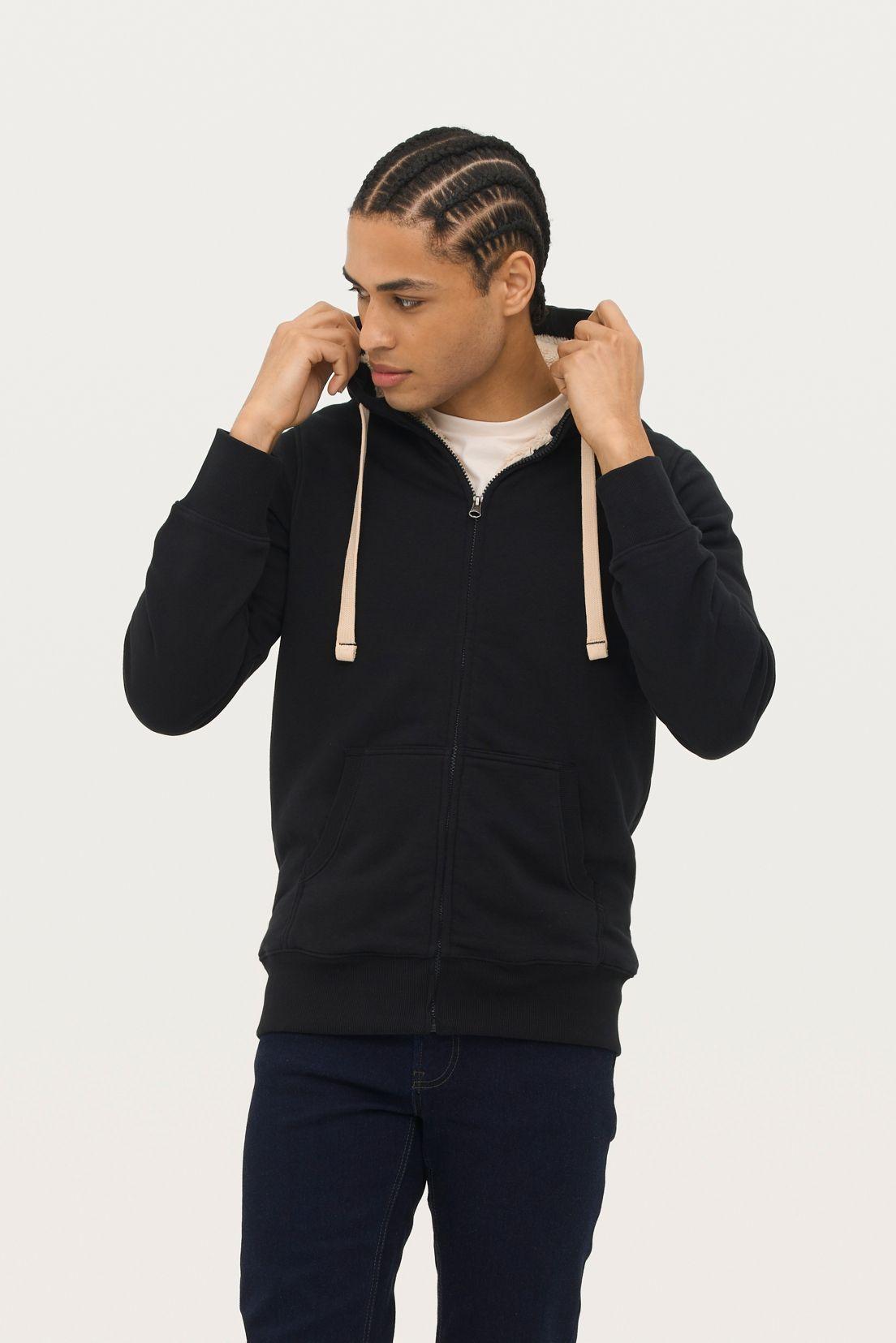 VESTE ZIPPÉE UNISEXE DOUBLÉE SHERPA