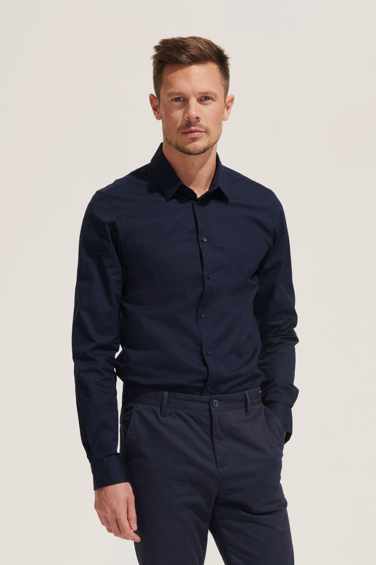 CHEMISE HOMME STRETCH MANCHES LONGUES