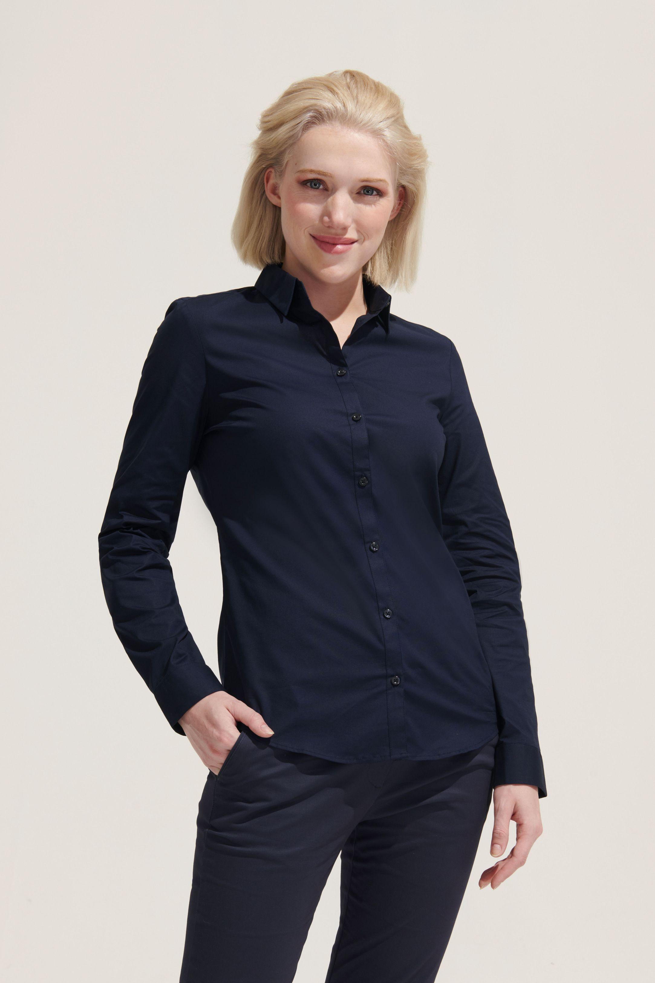 CHEMISE FEMME STRETCH MANCHES LONGUES