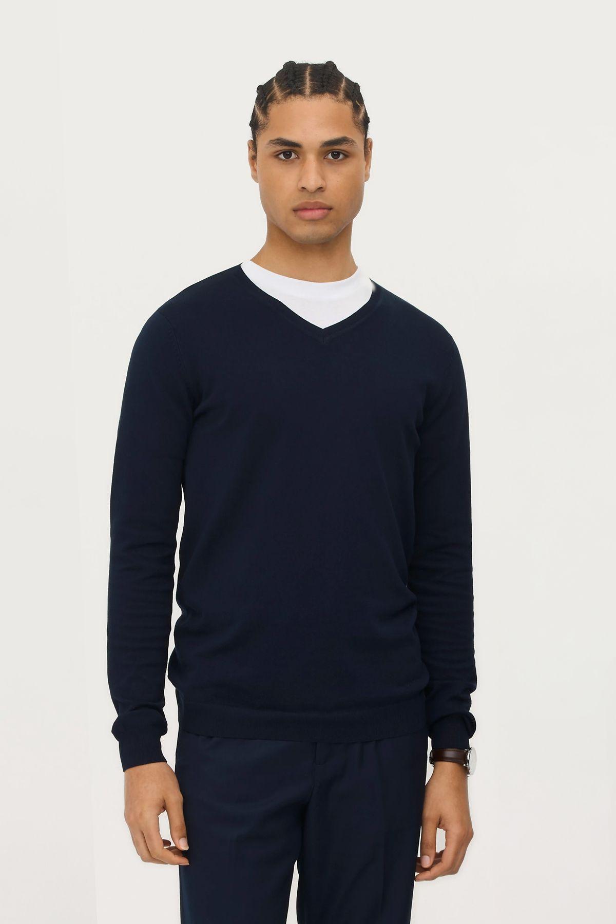 PULL COL V HOMME