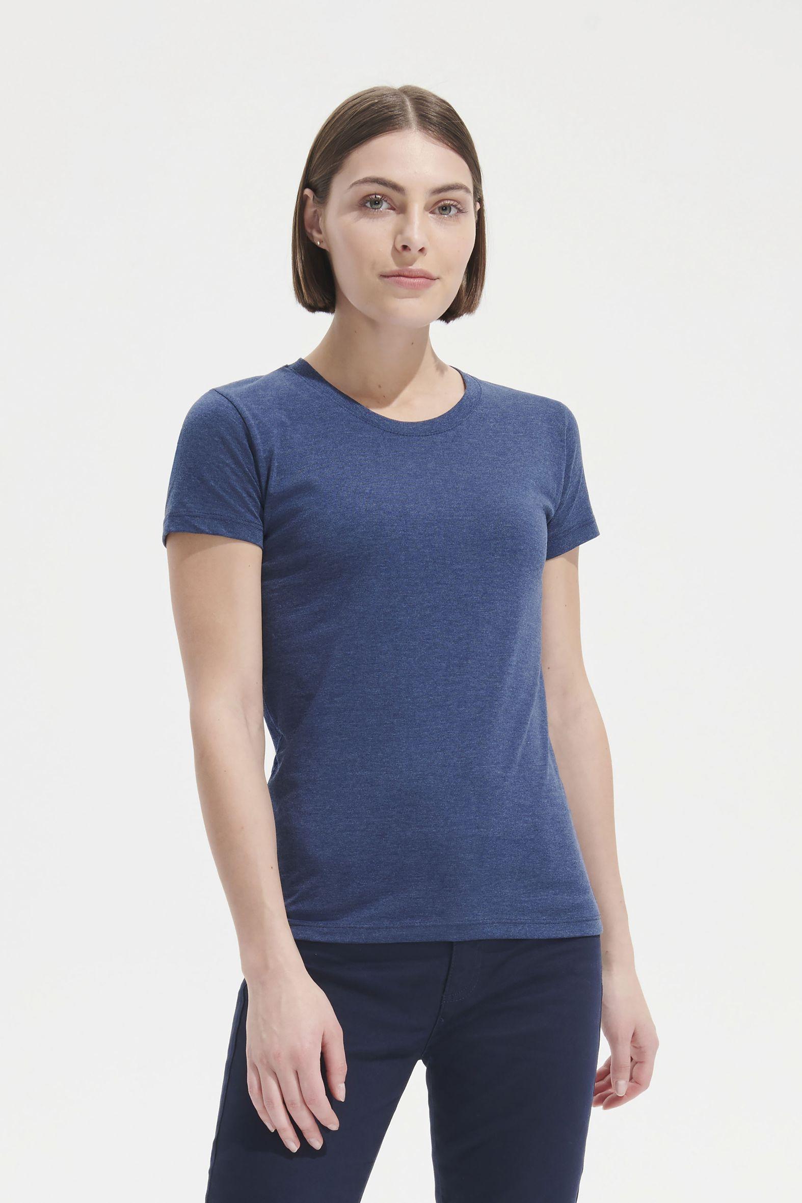TEE-SHIRT FEMME COL ROND AJUSTÉ