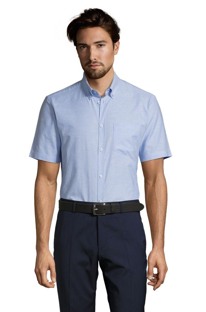 CHEMISE HOMME OXFORD MANCHES COURTES