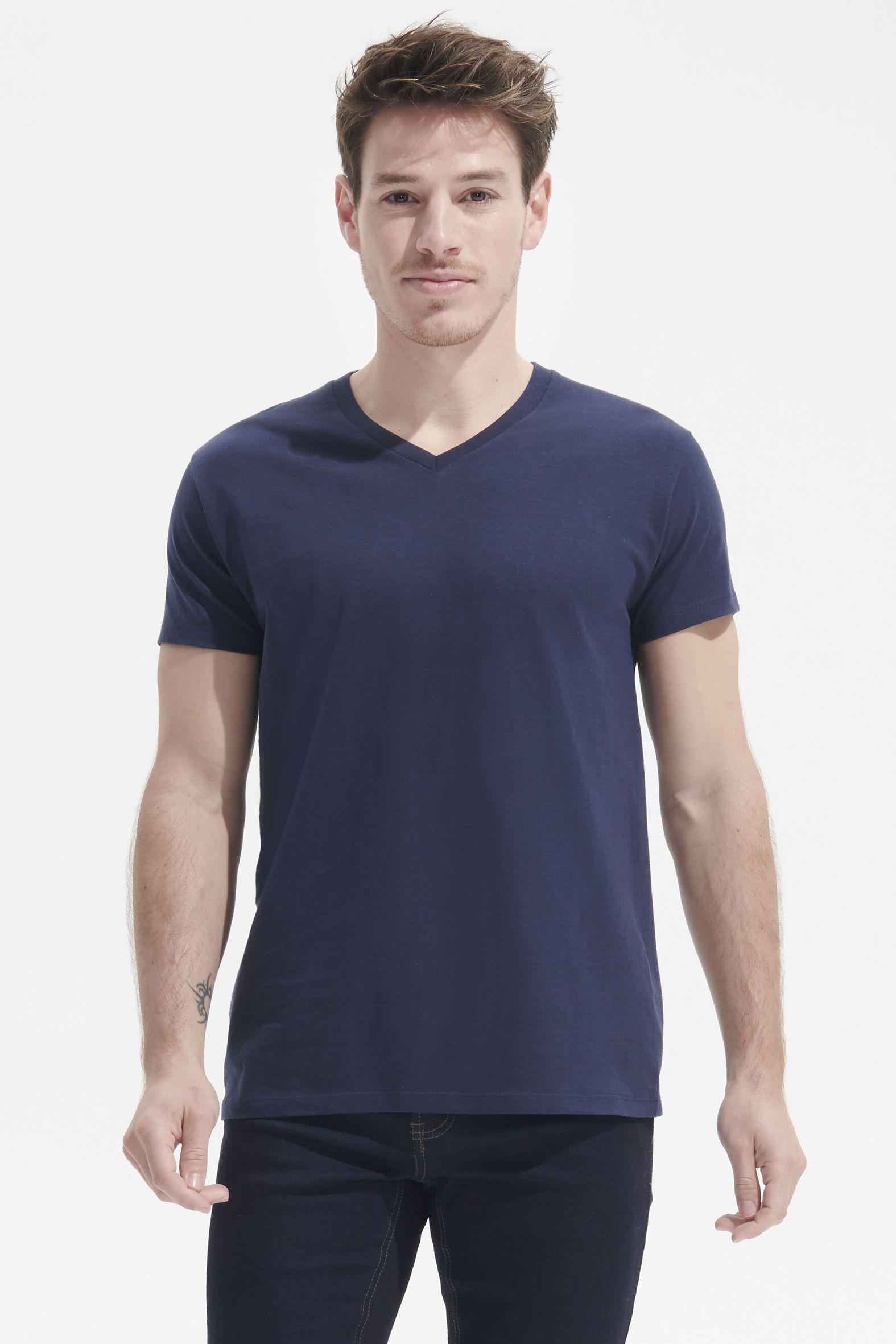 TEE-SHIRT HOMME COL “V”