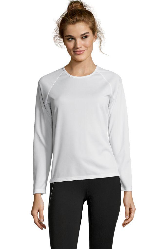TEE-SHIRT SPORT FEMME MANCHES LONGUES