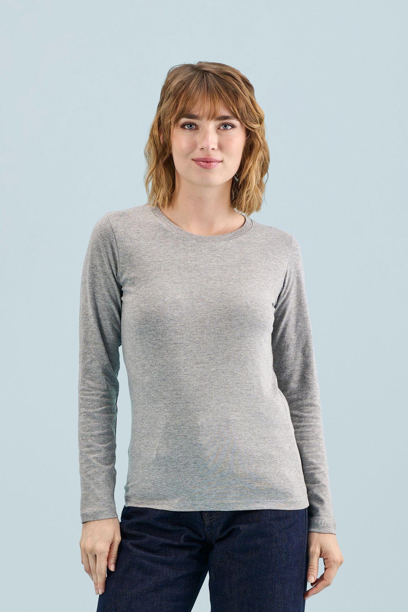 TEE-SHIRT FEMME MANCHES LONGUES
