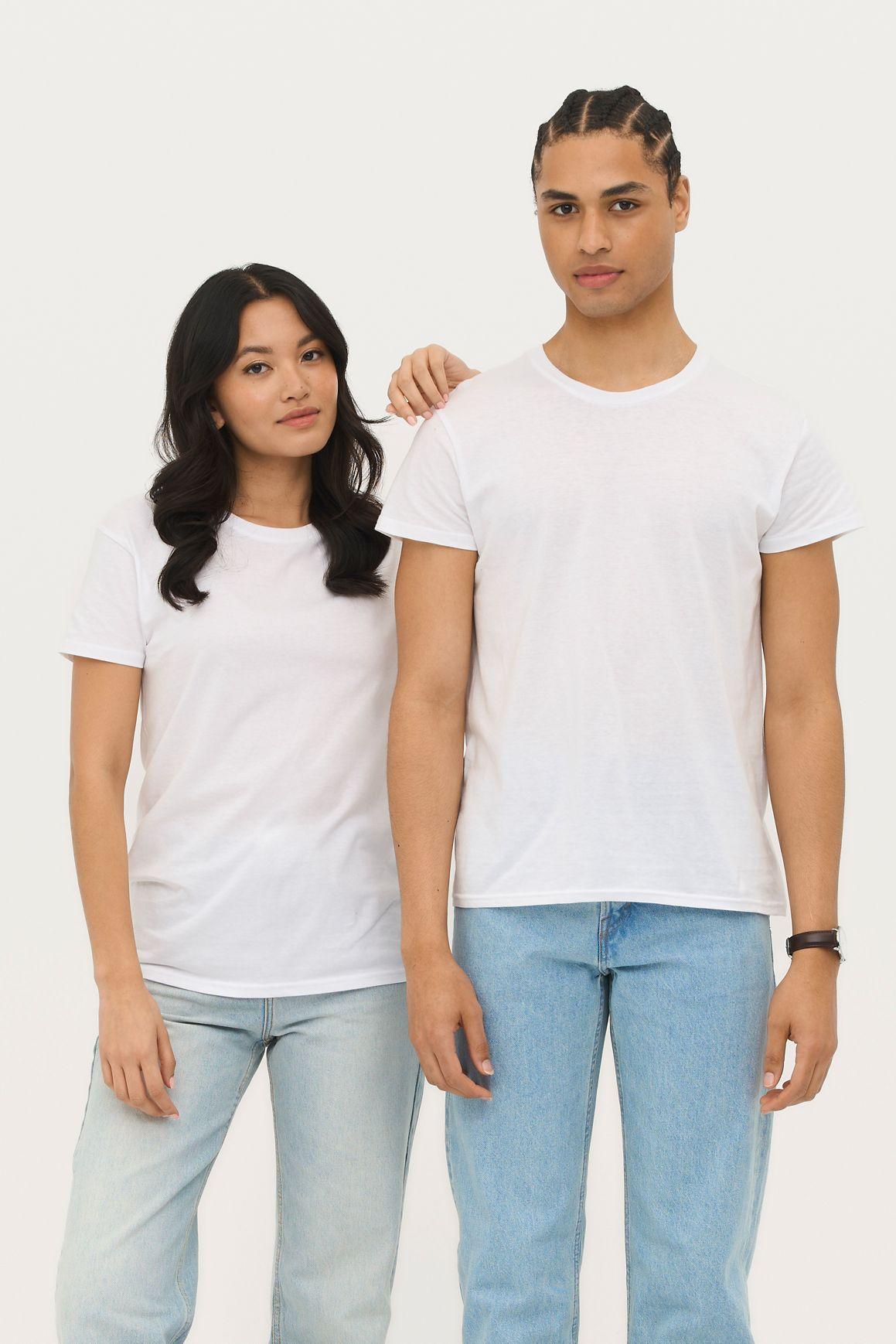 TEE-SHIRT UNISEXE COL ROND AJUSTÉ