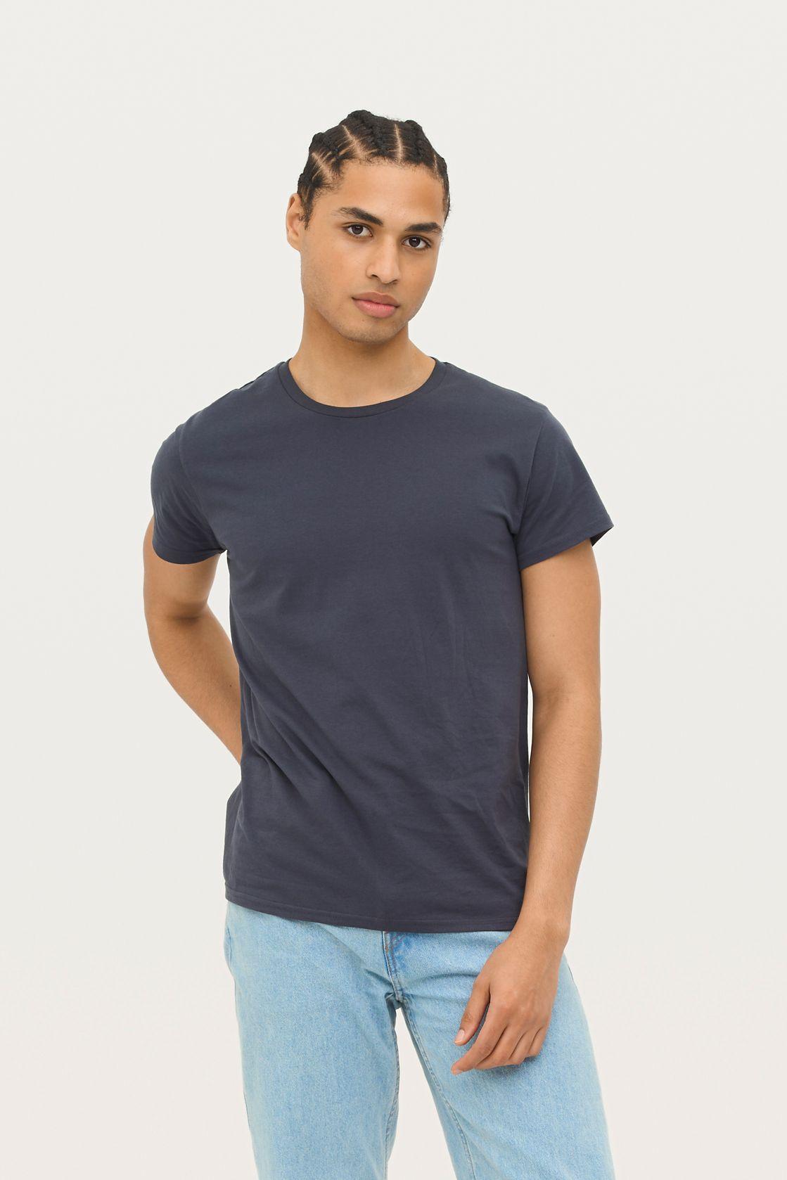 TEE-SHIRT HOMME JERSEY COL ROND AJUSTÉ