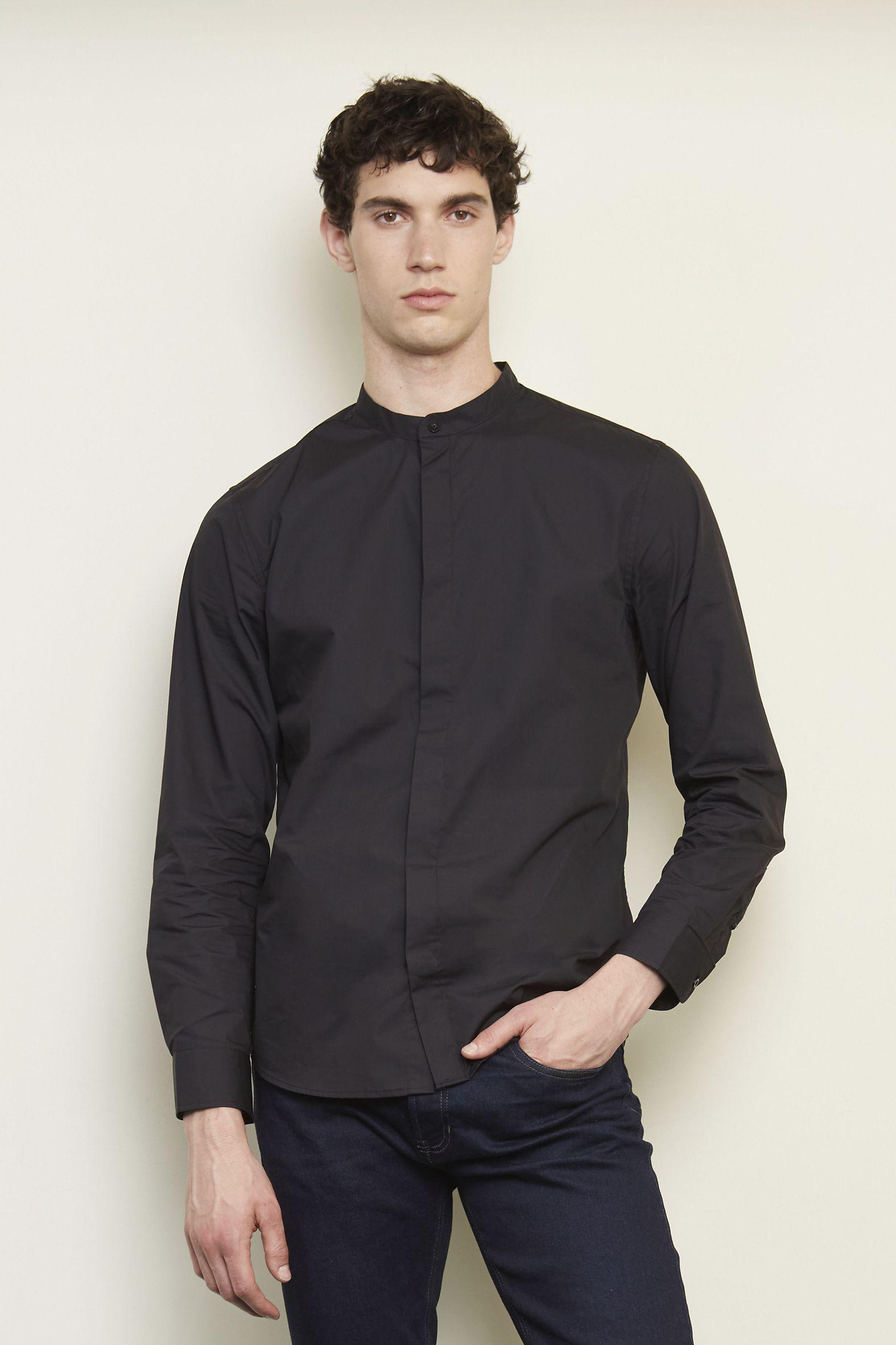CHEMISE COL MAO HOMME