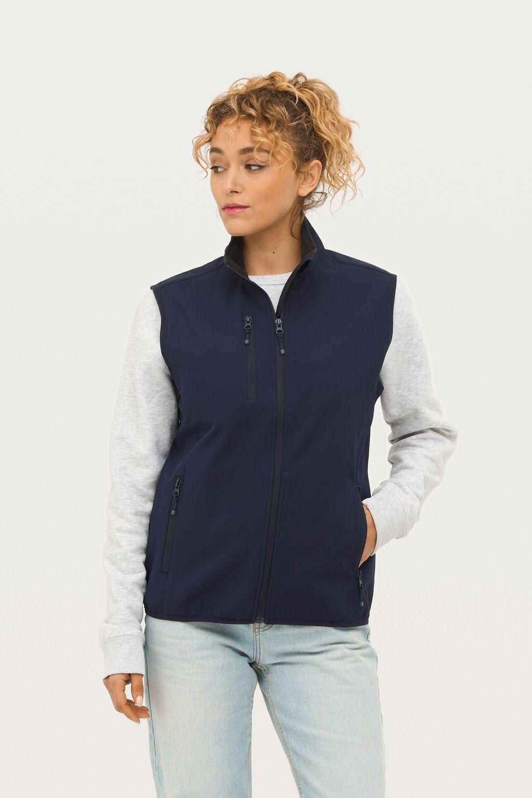 VESTE FEMME ZIPPÉE SOFTSHELL SANS MANCHE