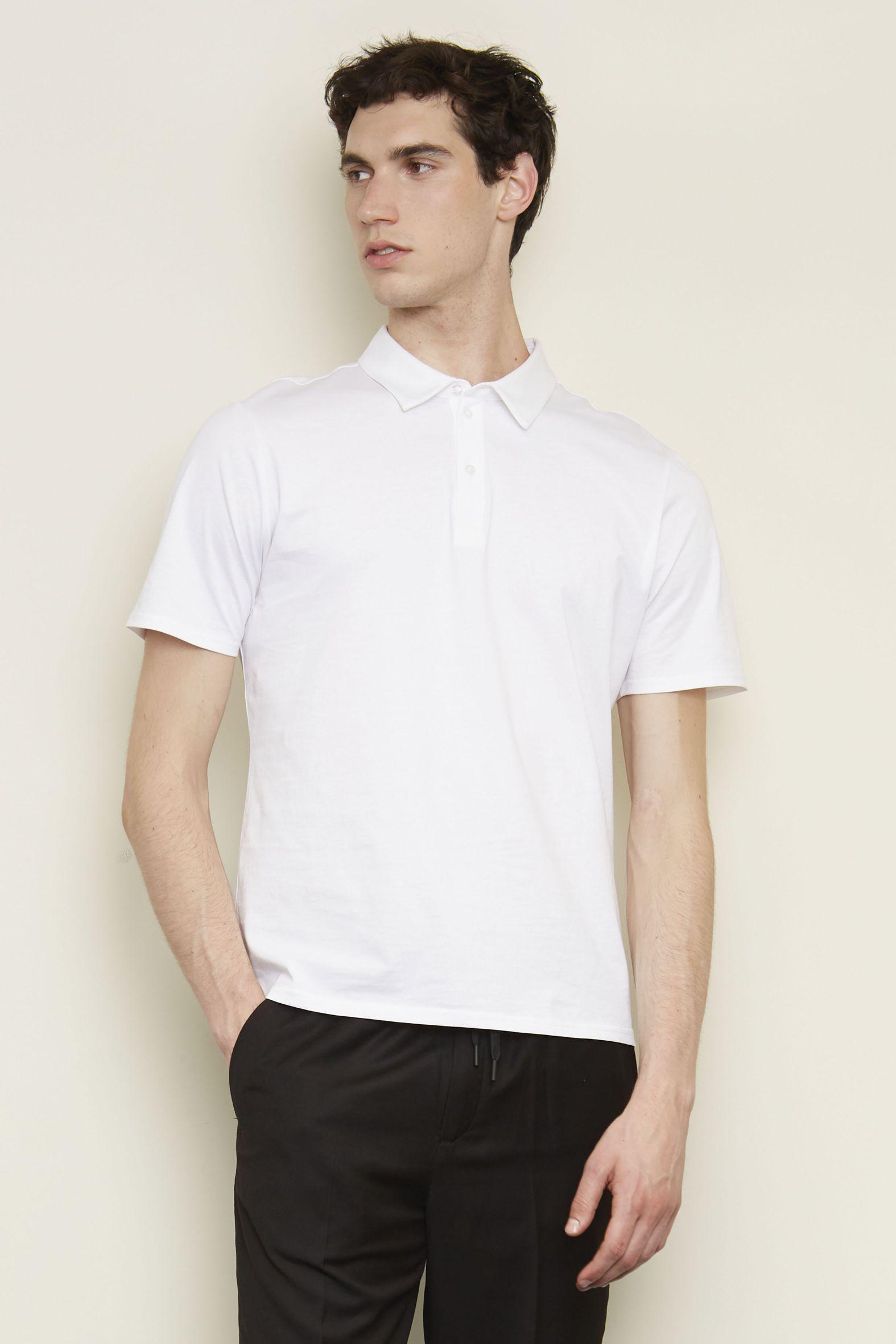 POLO JERSEY MERCERISÉ HOMME